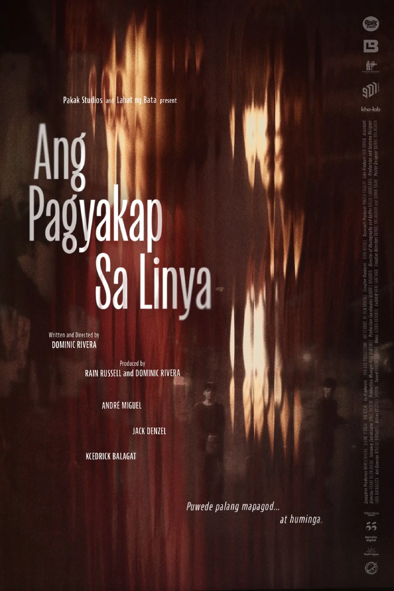 Movie poster "Ang Pagyakap Sa Linya"