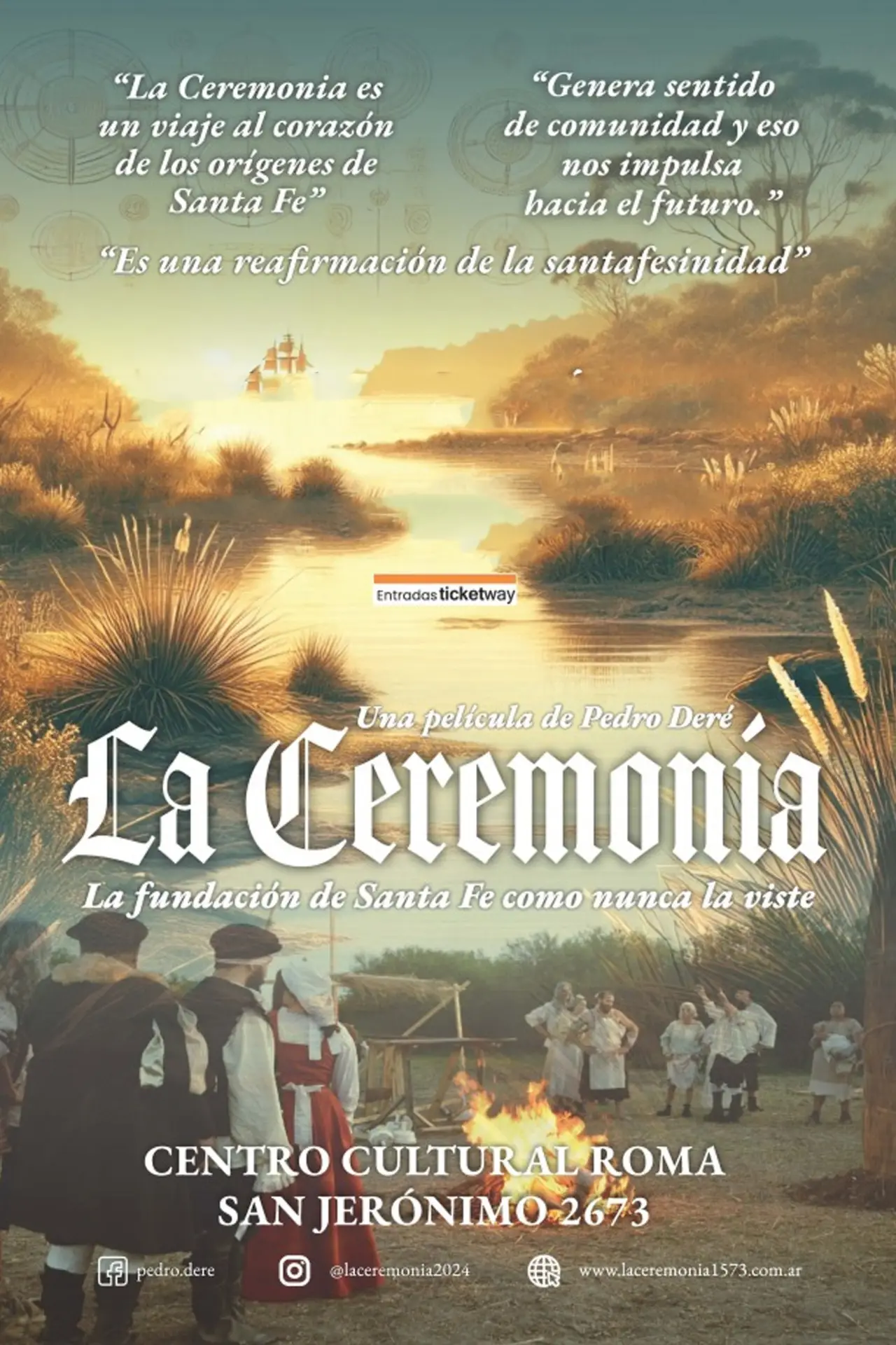 Movie poster "La ceremonia"