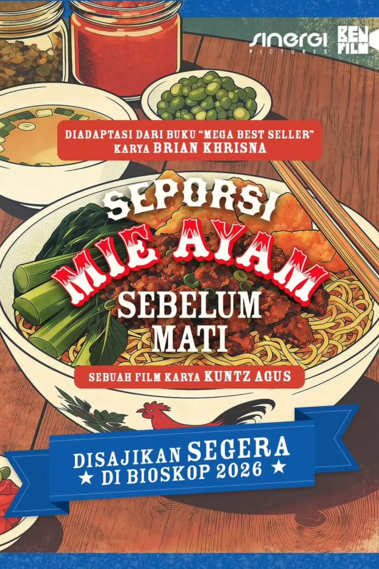 Movie poster "Seporsi Mie Ayam Sebelum Mati"