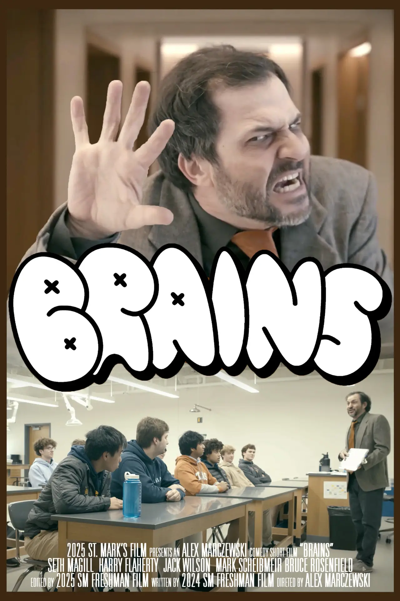 Movie poster "Brains"