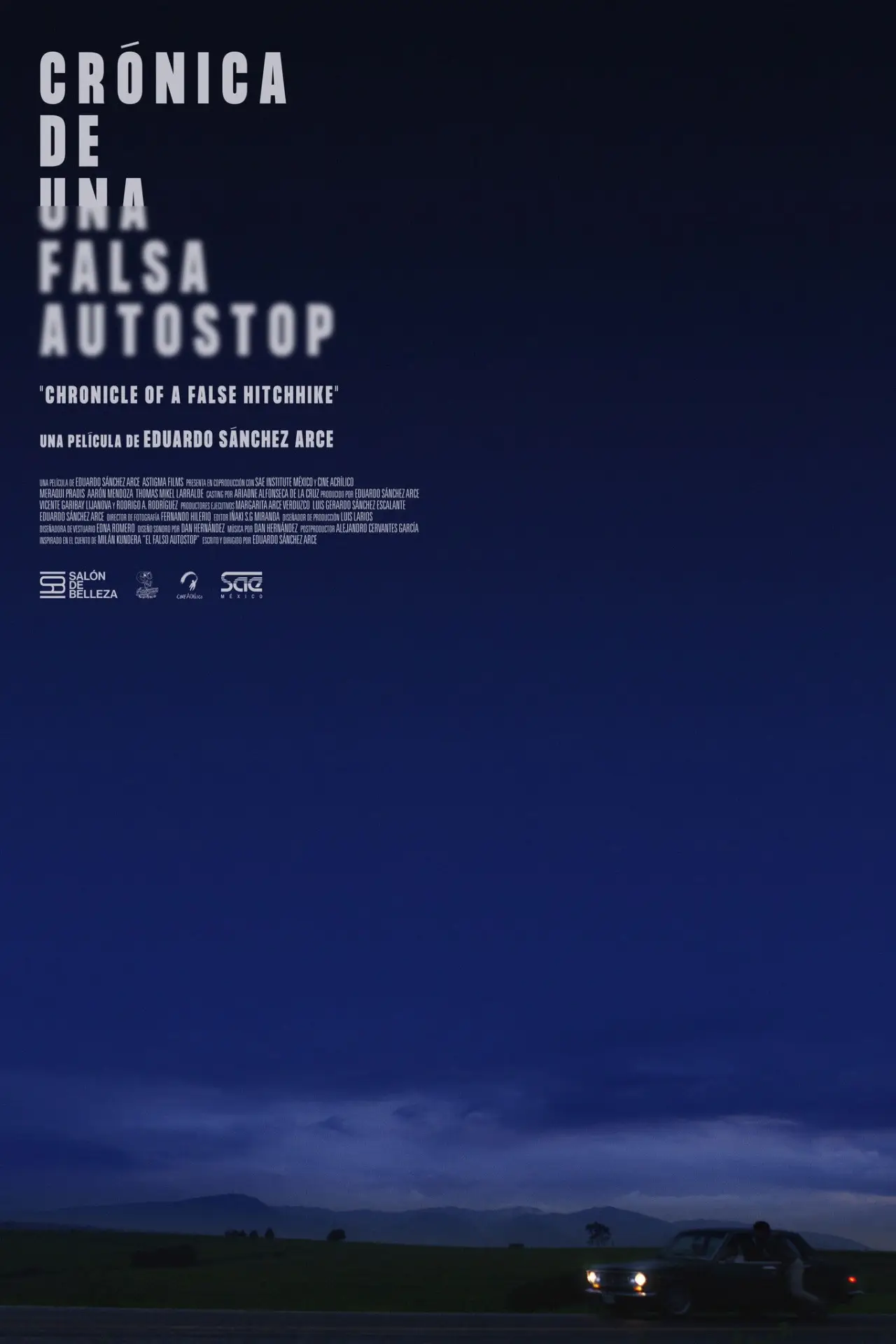 Movie poster "Chronicle of a False Hitchhike"