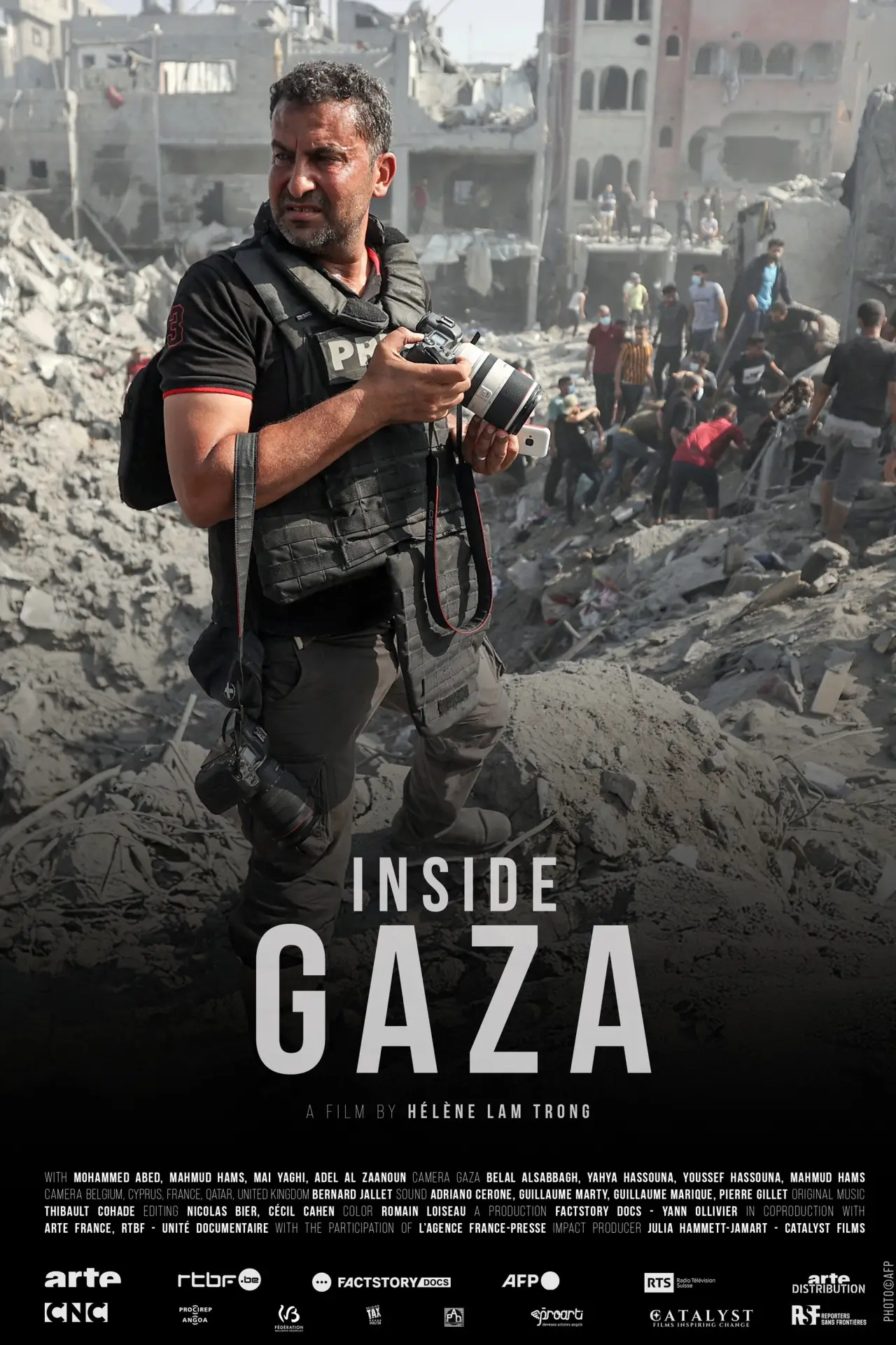 Movie poster "Inside Gaza"