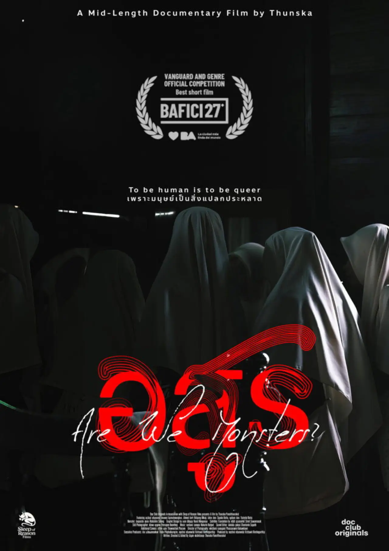 Movie poster "Are We Monsters?"