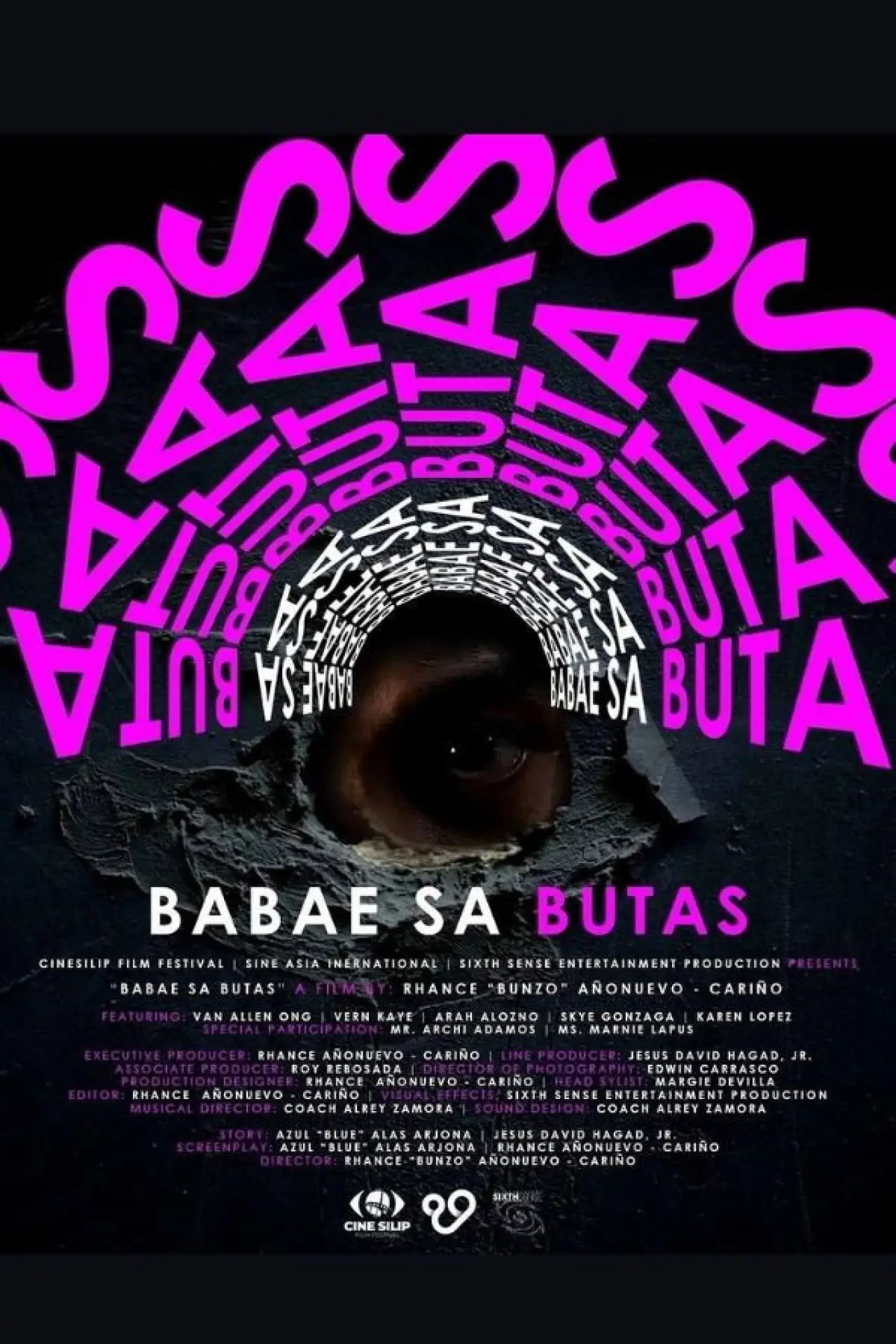 Movie poster "The Woman In The Hole"