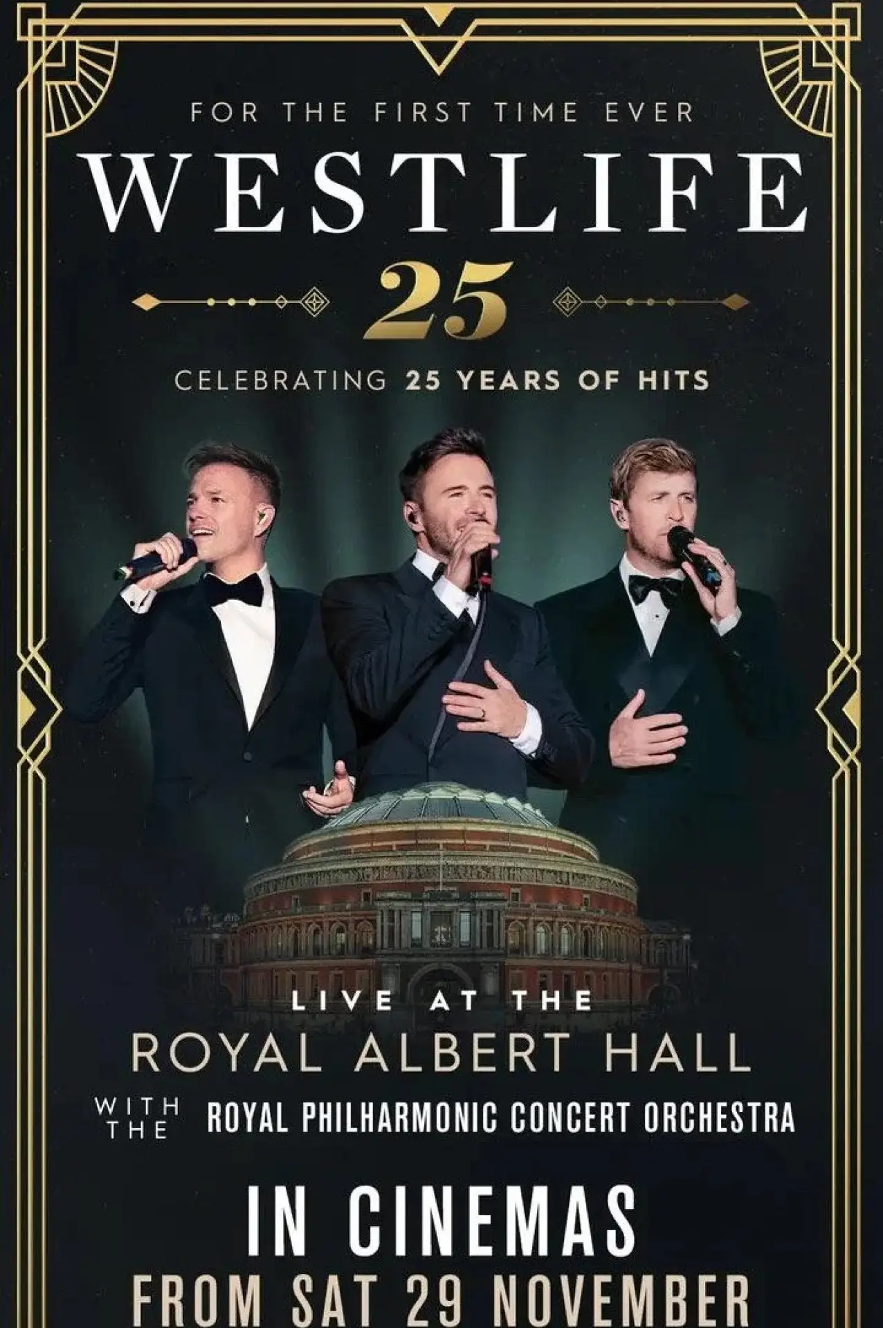 Movie poster "Westlife 25: Live At The Royal Albert Hall"