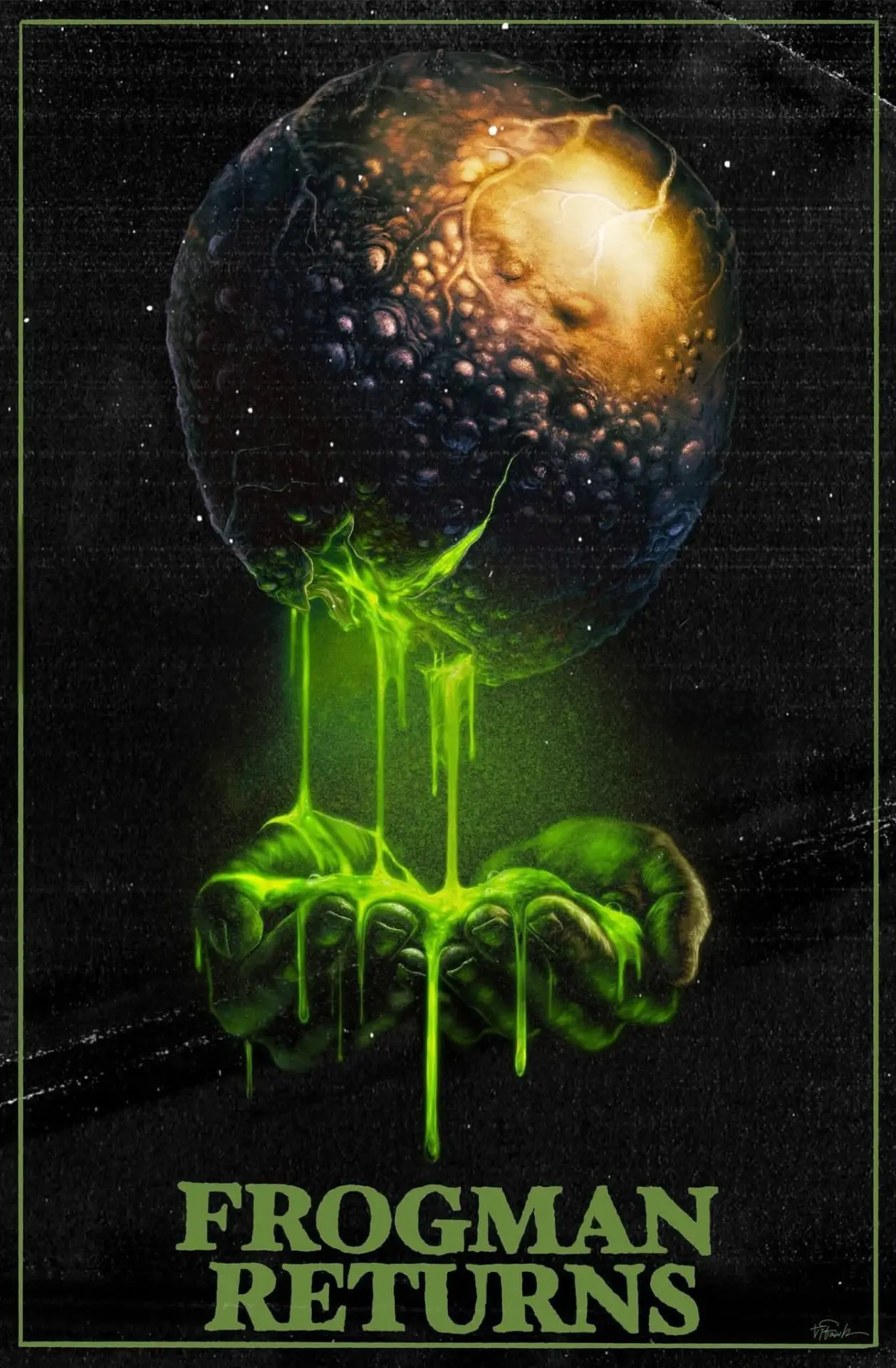 Movie poster "Frogman Returns"