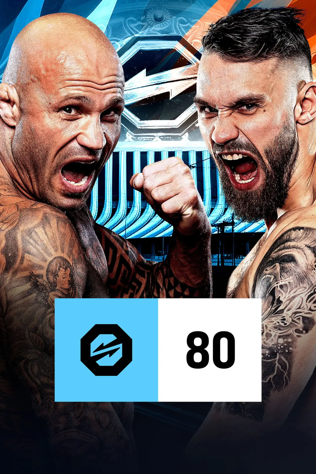 Movie poster "OKTAGON 80: Jungwirth vs. Stolze"