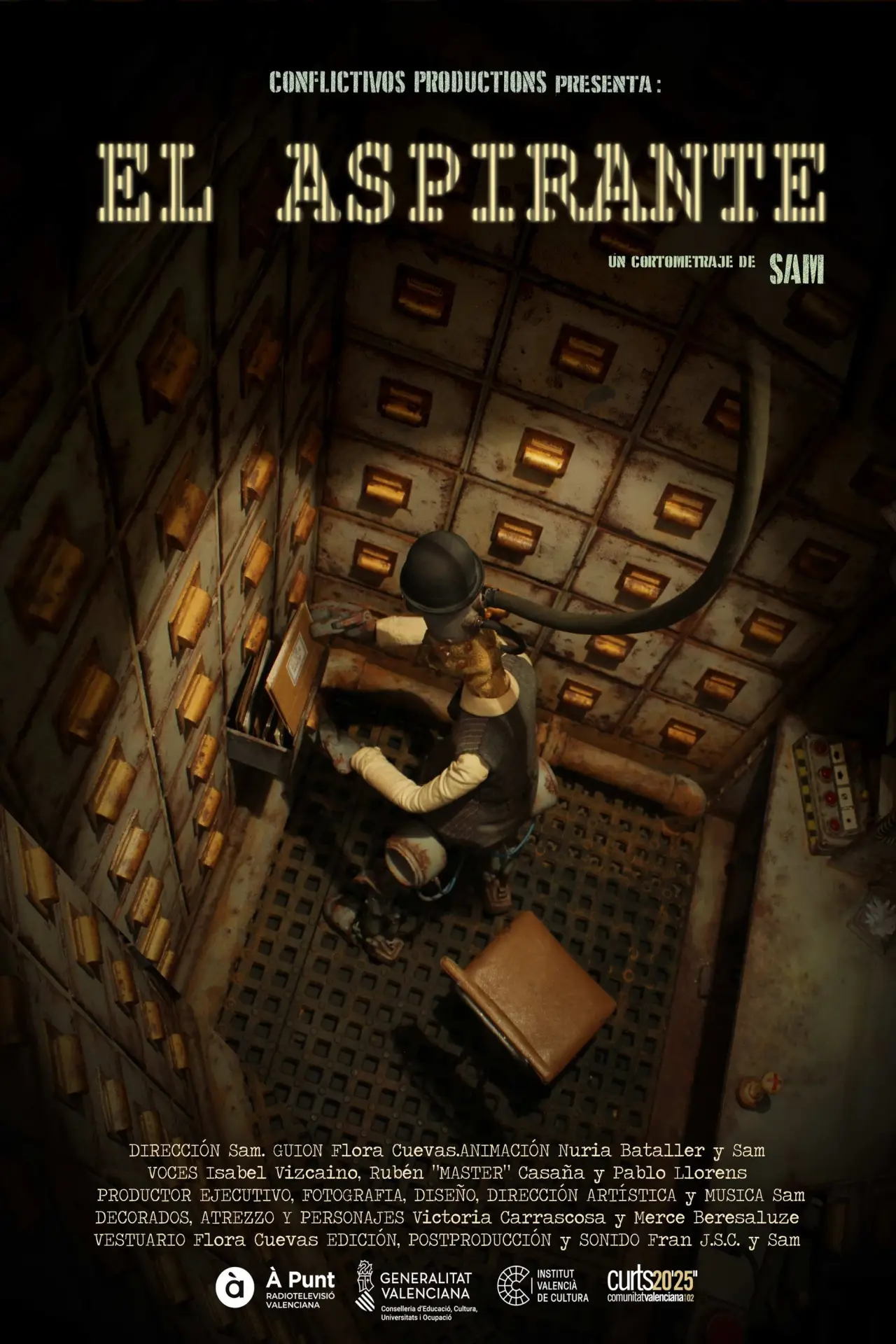 Movie poster "El aspirante"