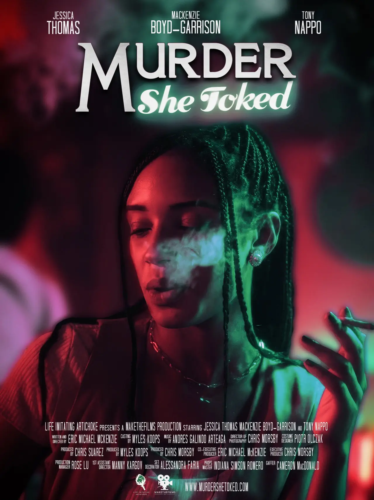 Movie poster "Murder, She Toked"