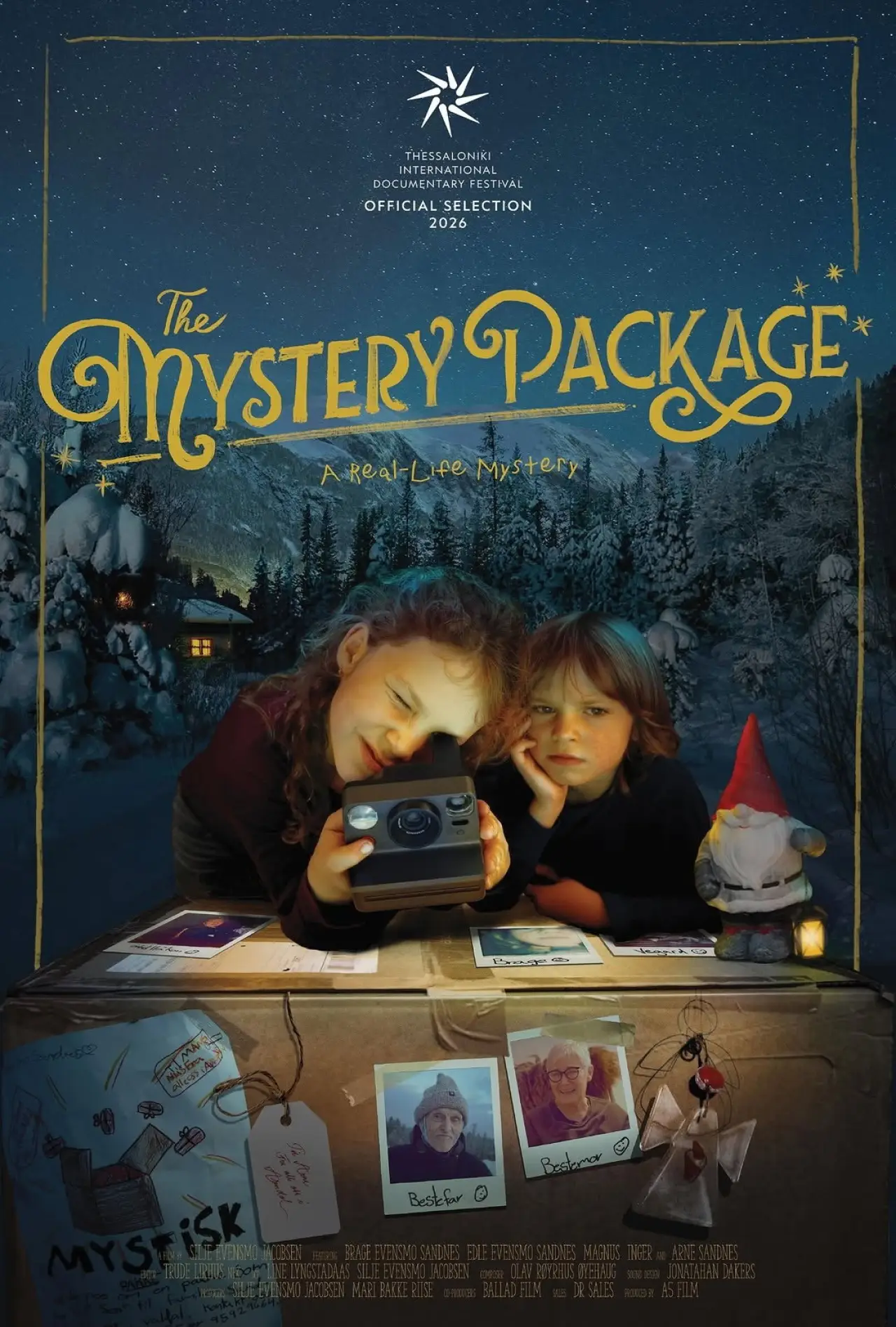 Movie poster "Mysteriepakken"