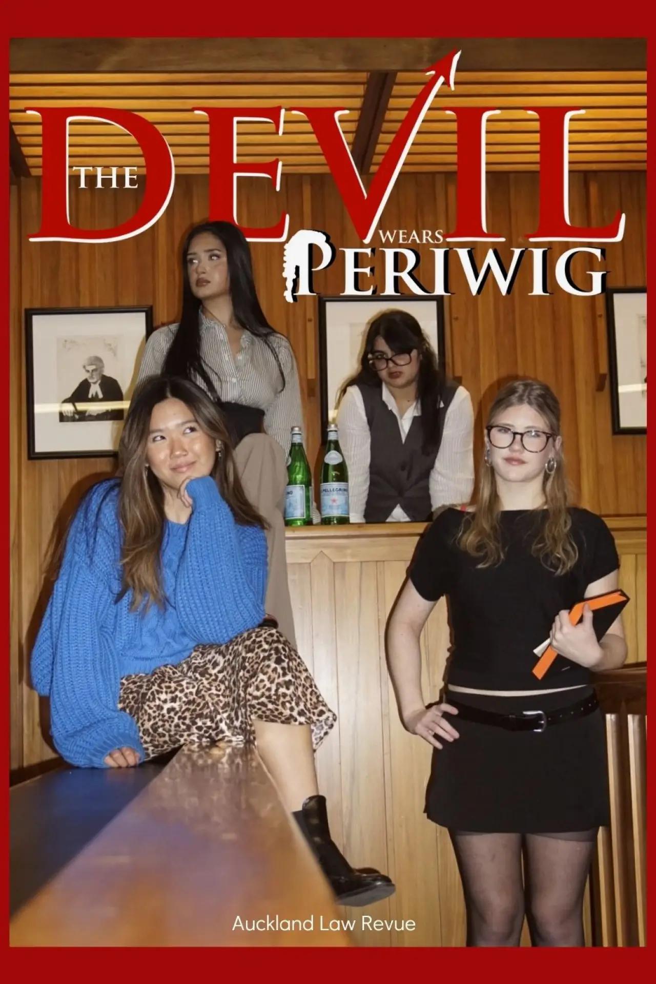 Movie poster "Auckland Law Revue - The Devil Wears Perwig"