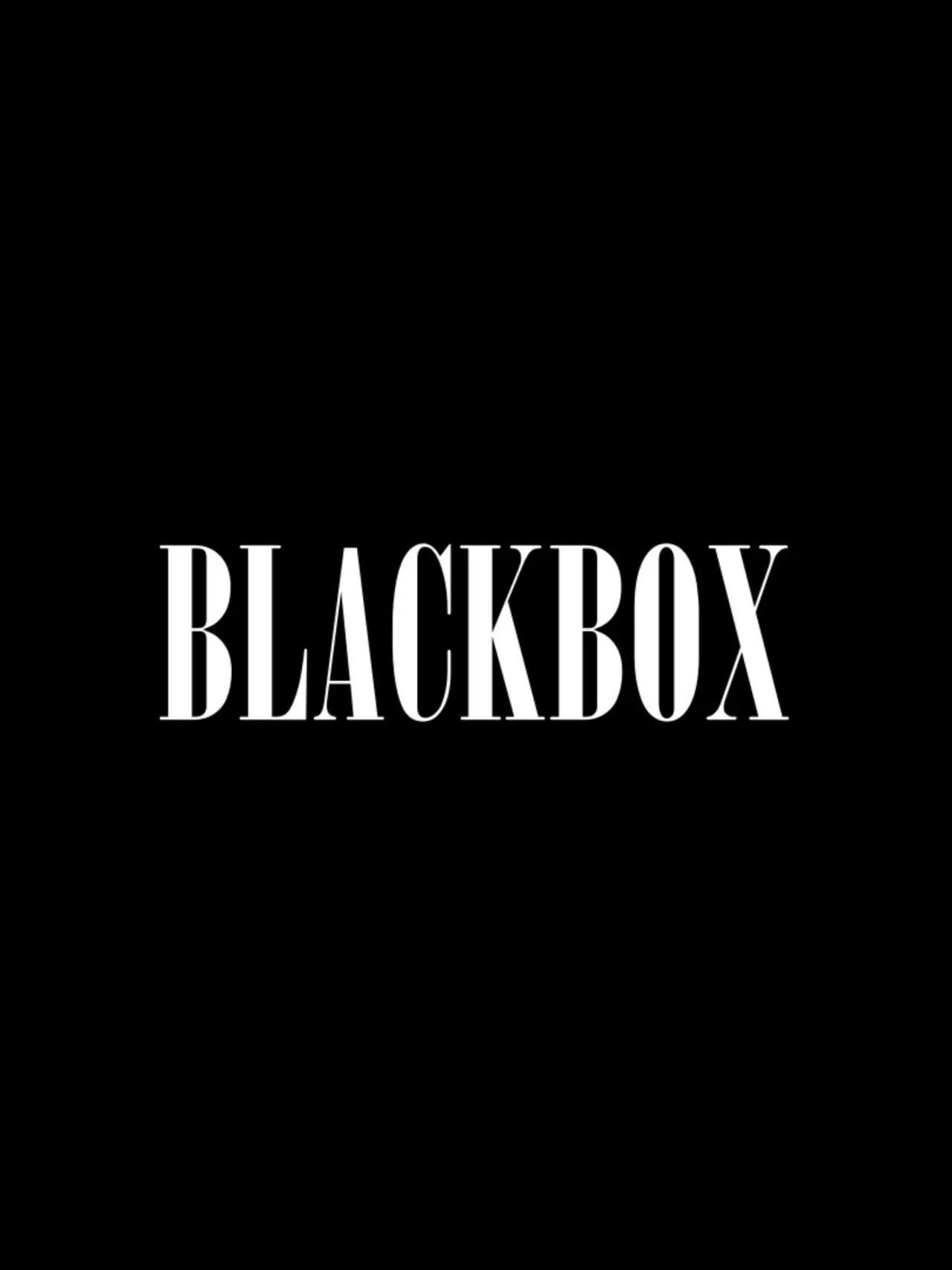Movie poster "Blackbox"