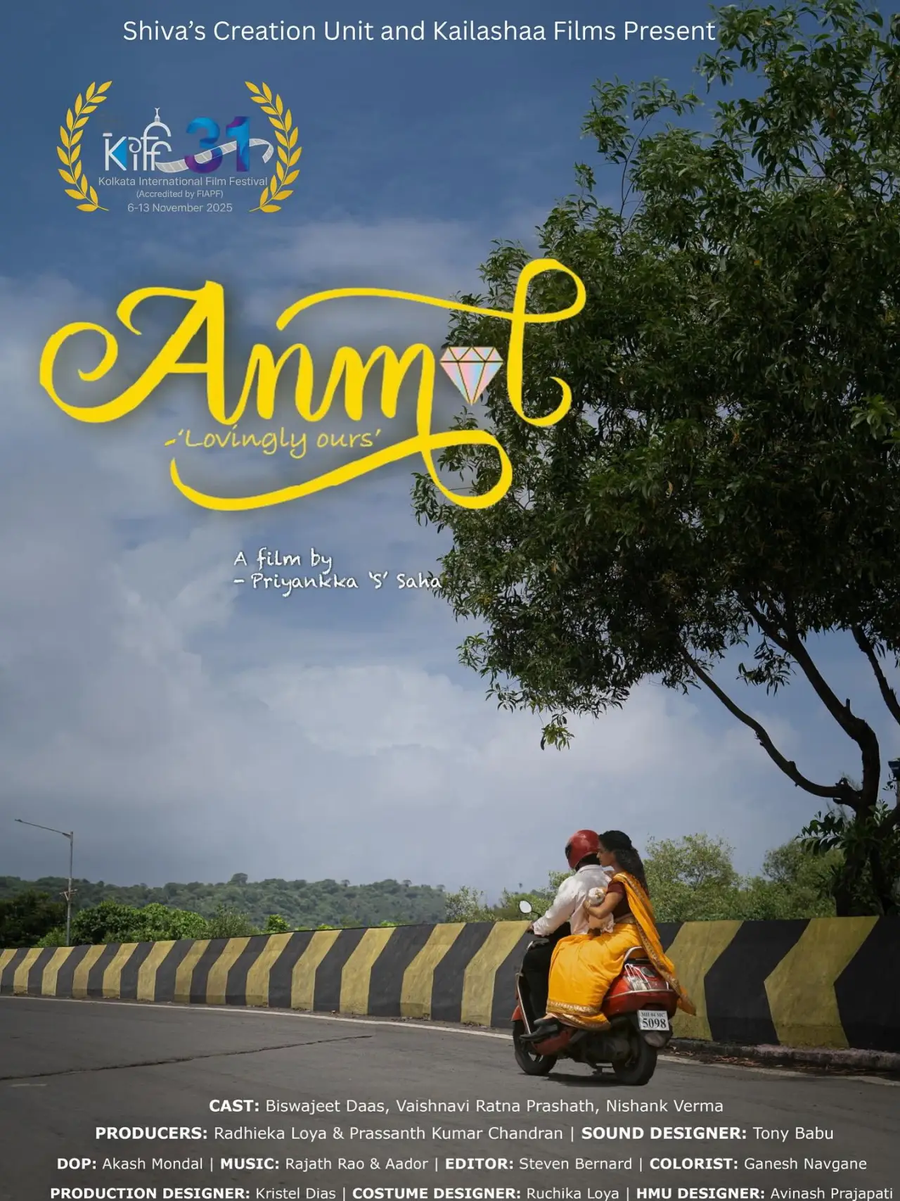 Movie poster "Anmol - Lovingly Ours"