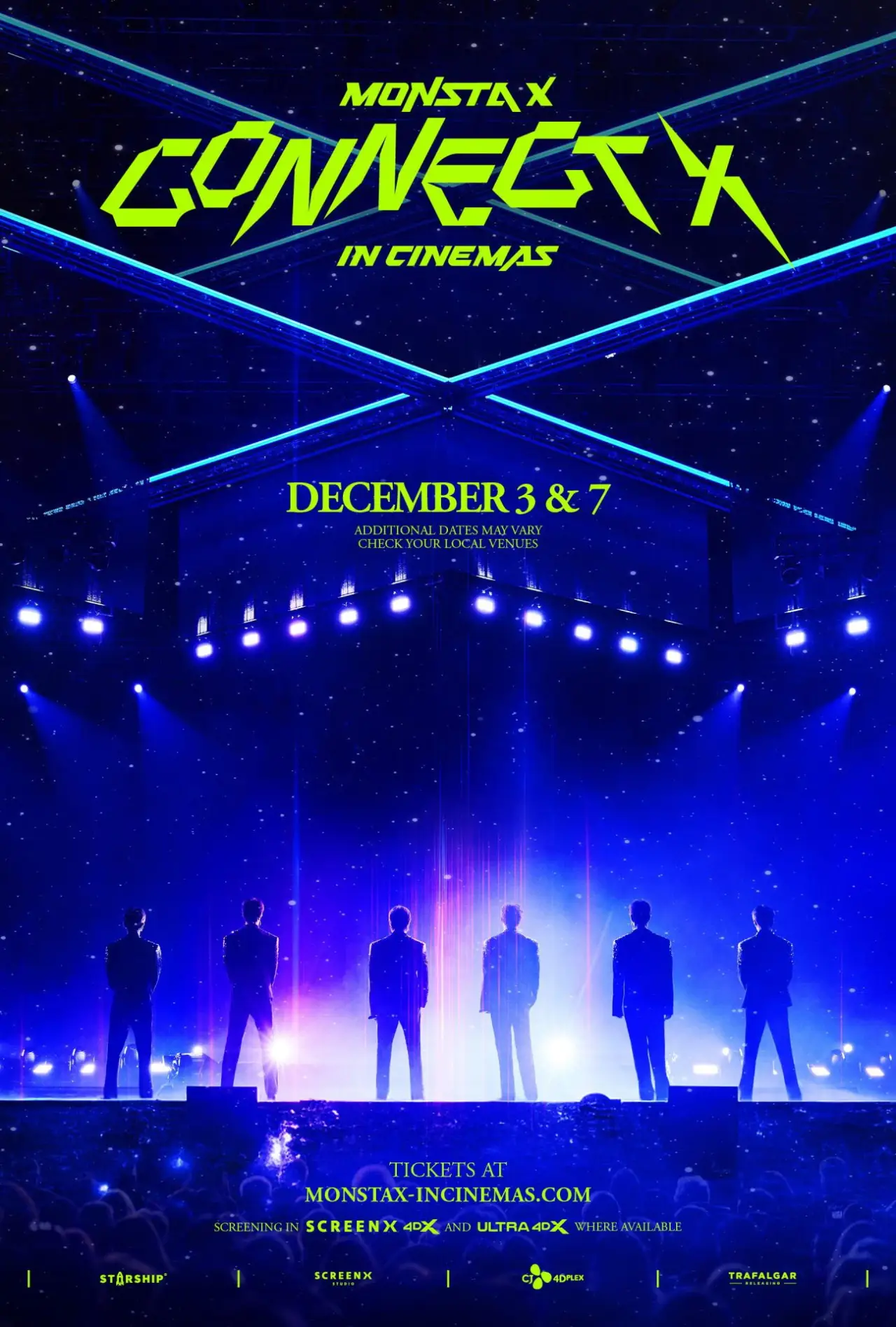 Movie poster "MONSTA X : CONNECT X IN CINEMAS"