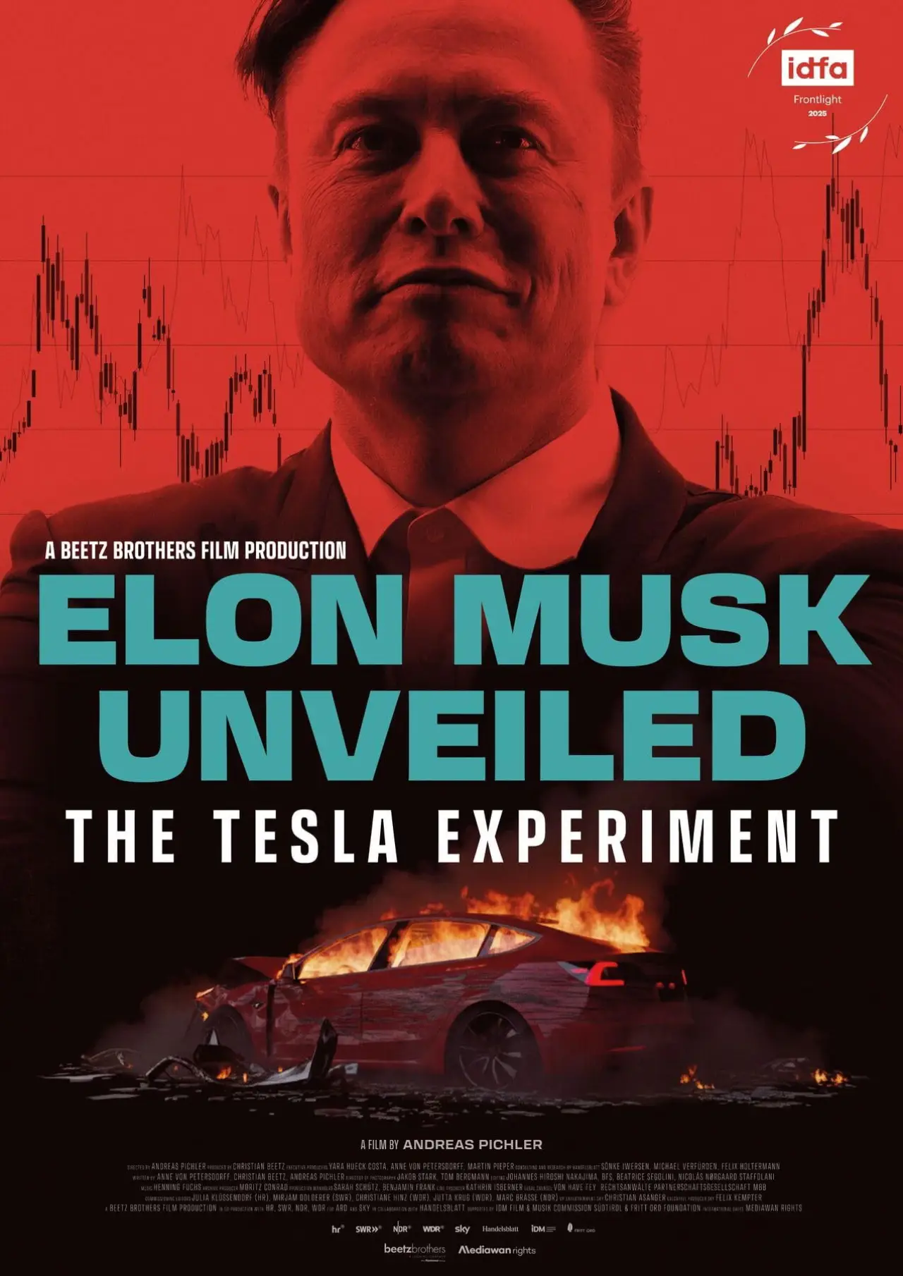 Movie poster "Elon Musk Unveiled: The Tesla Experiment"