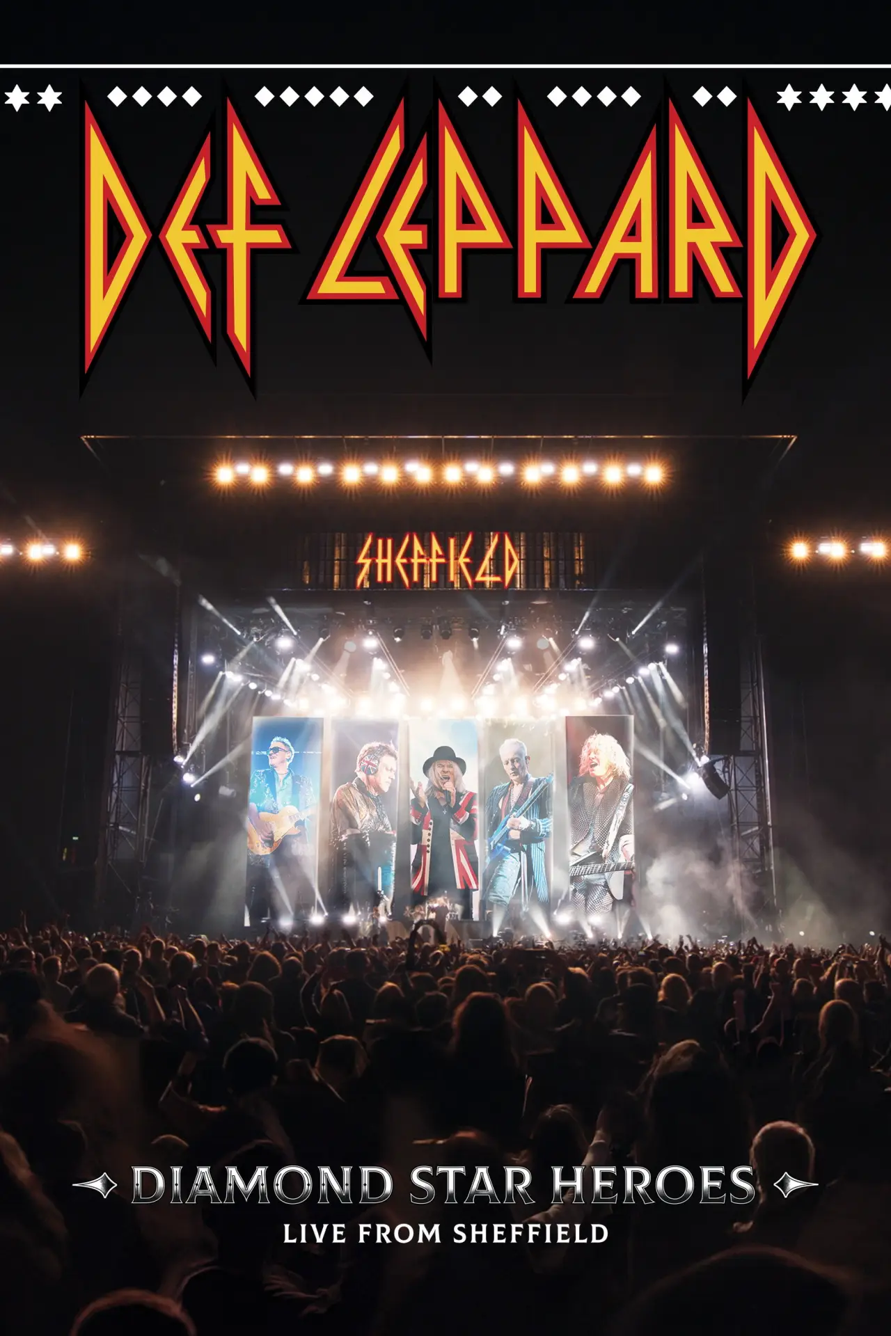 Movie poster "Def Leppard: Diamond Star Heroes – Live From Sheffield"
