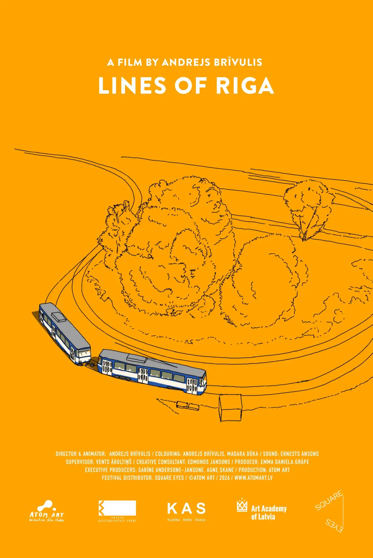 Movie poster "Lines of Riga"