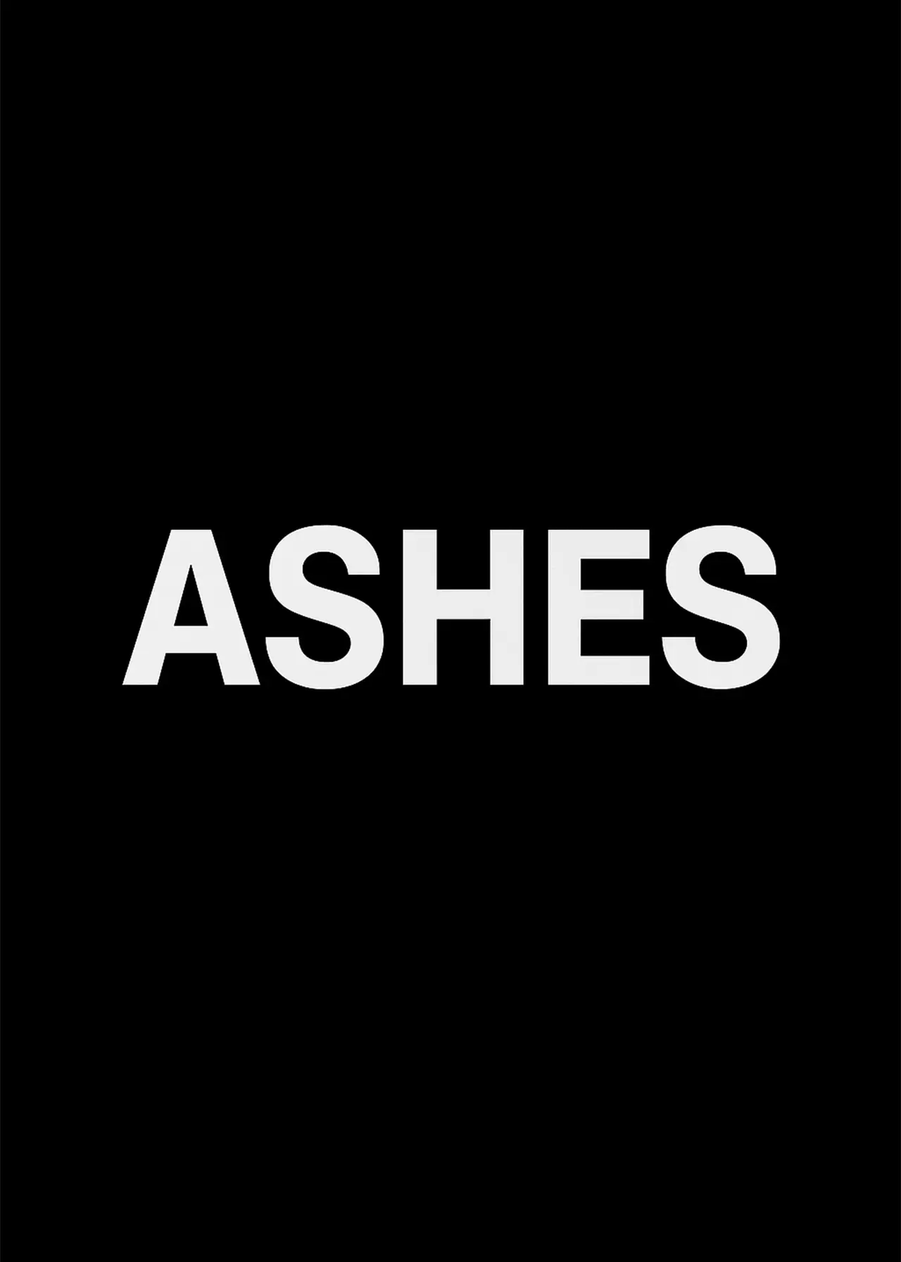 Movie poster "Ashes"
