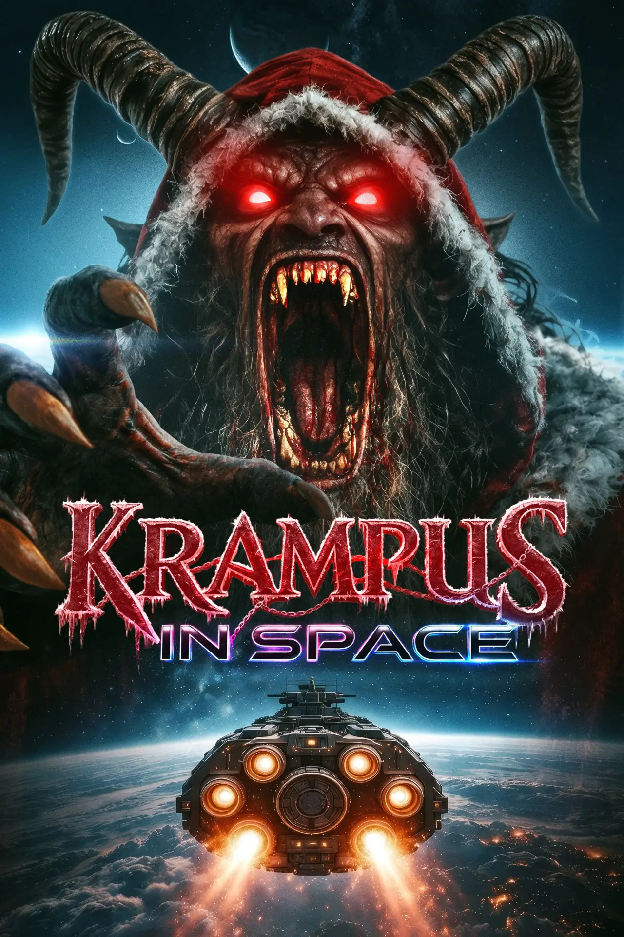 Movie poster "Krampus in Space"