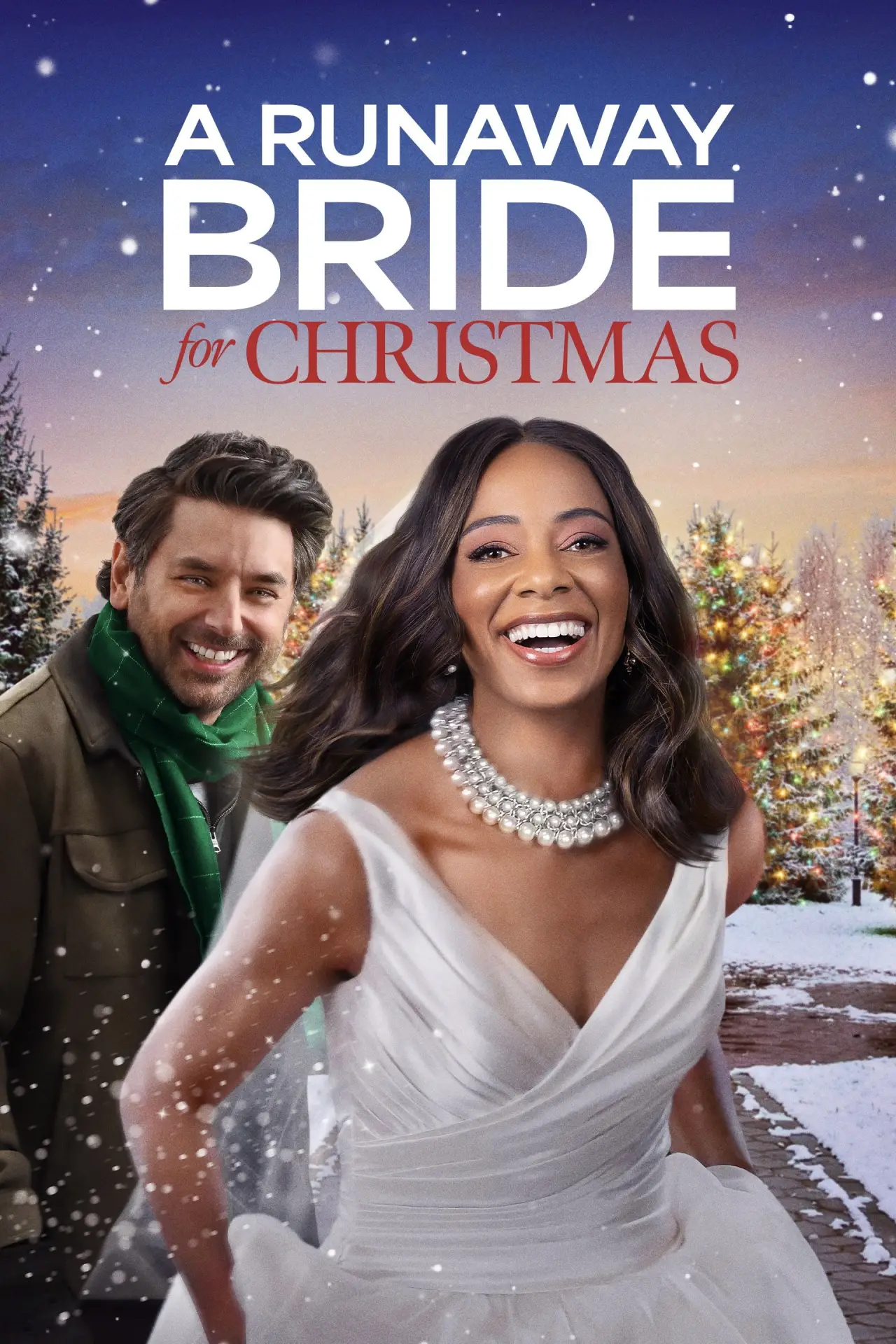 Movie poster "A Runaway Bride for Christmas"
