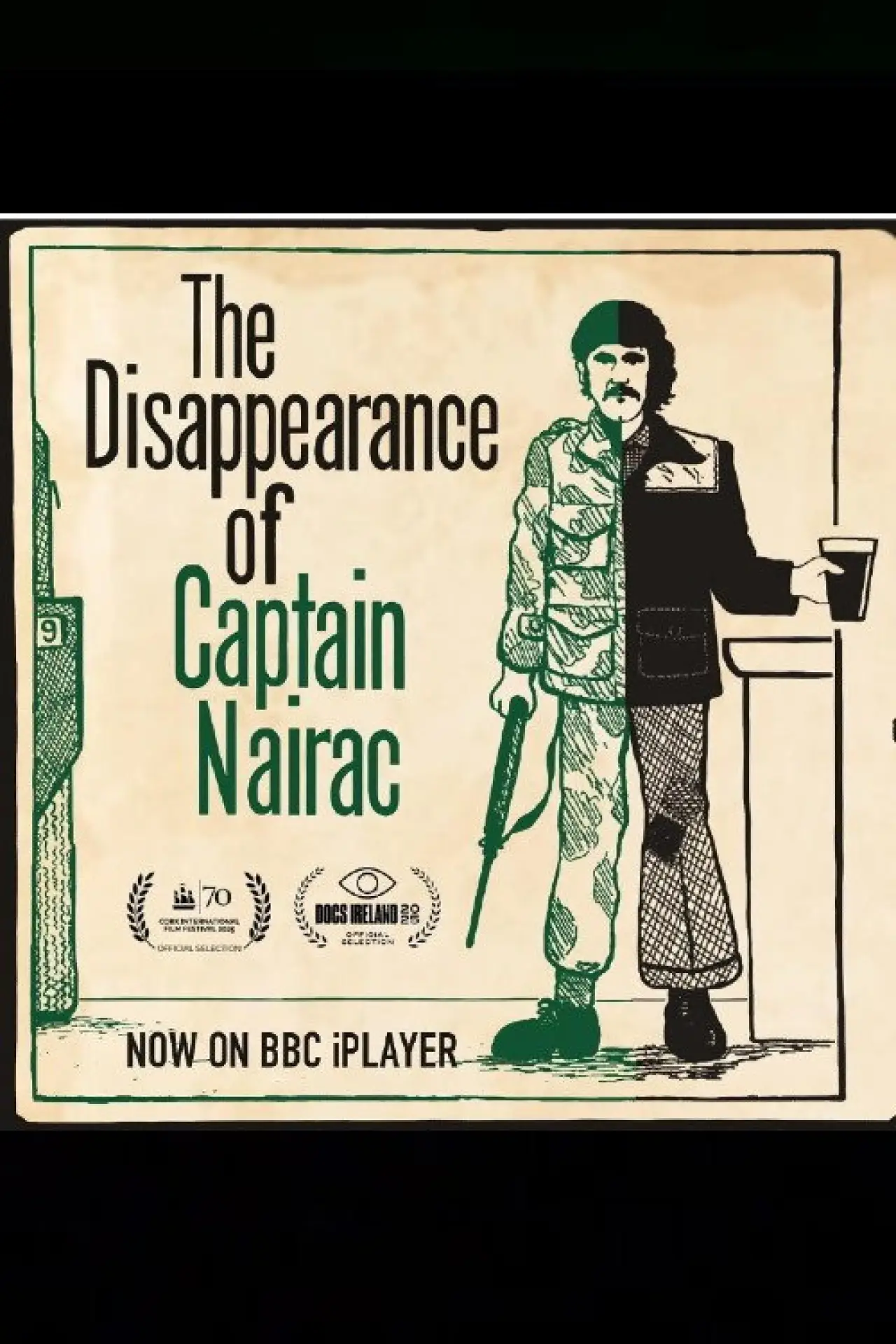 Movie poster "The Disappearance of Captain Nairac"