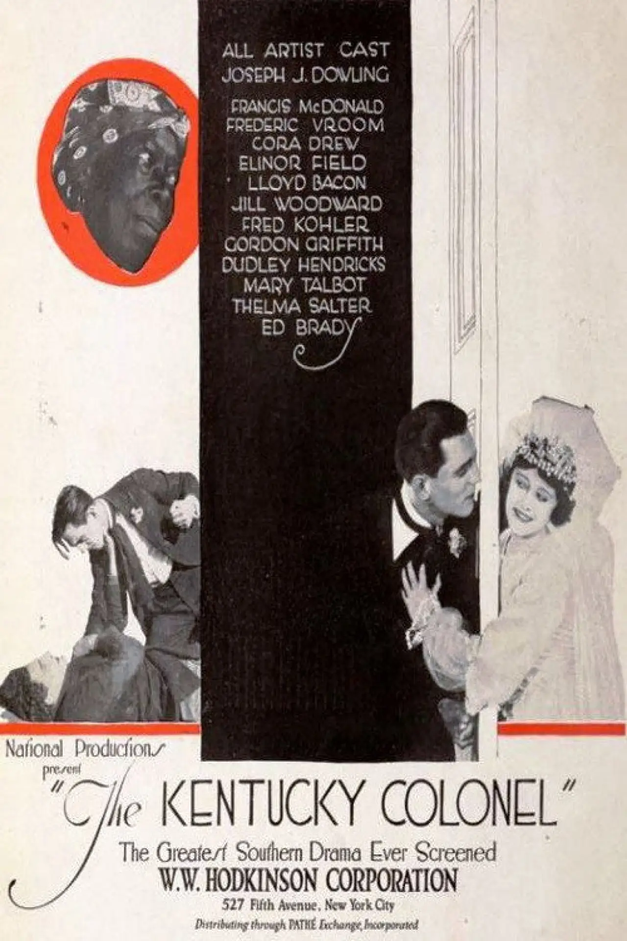 Movie poster "The Kentucky Colonel"