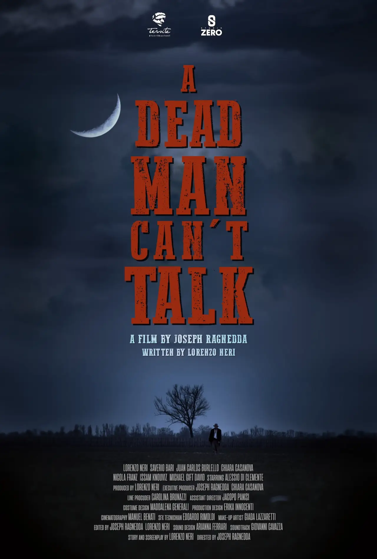 Movie poster "A DEAD MAN CAN