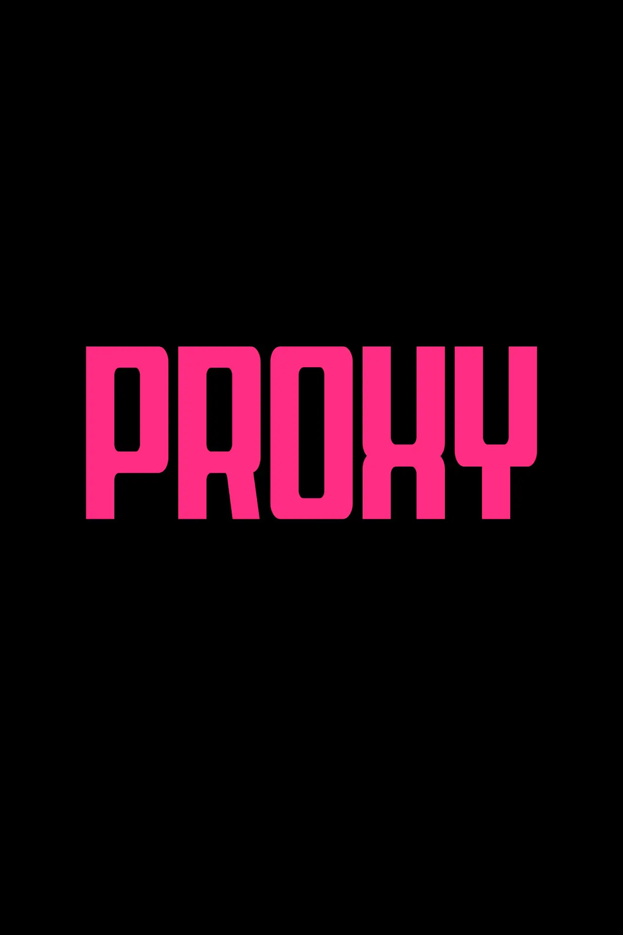 Movie poster "PROXY"