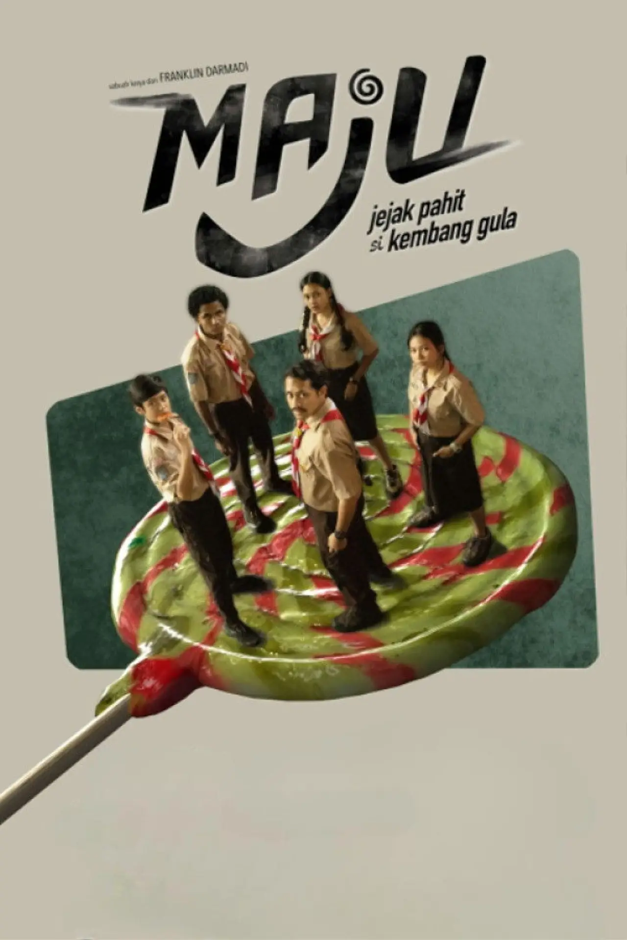 Movie poster "MAJU (Jejak Pahit si Kembang Gula)"