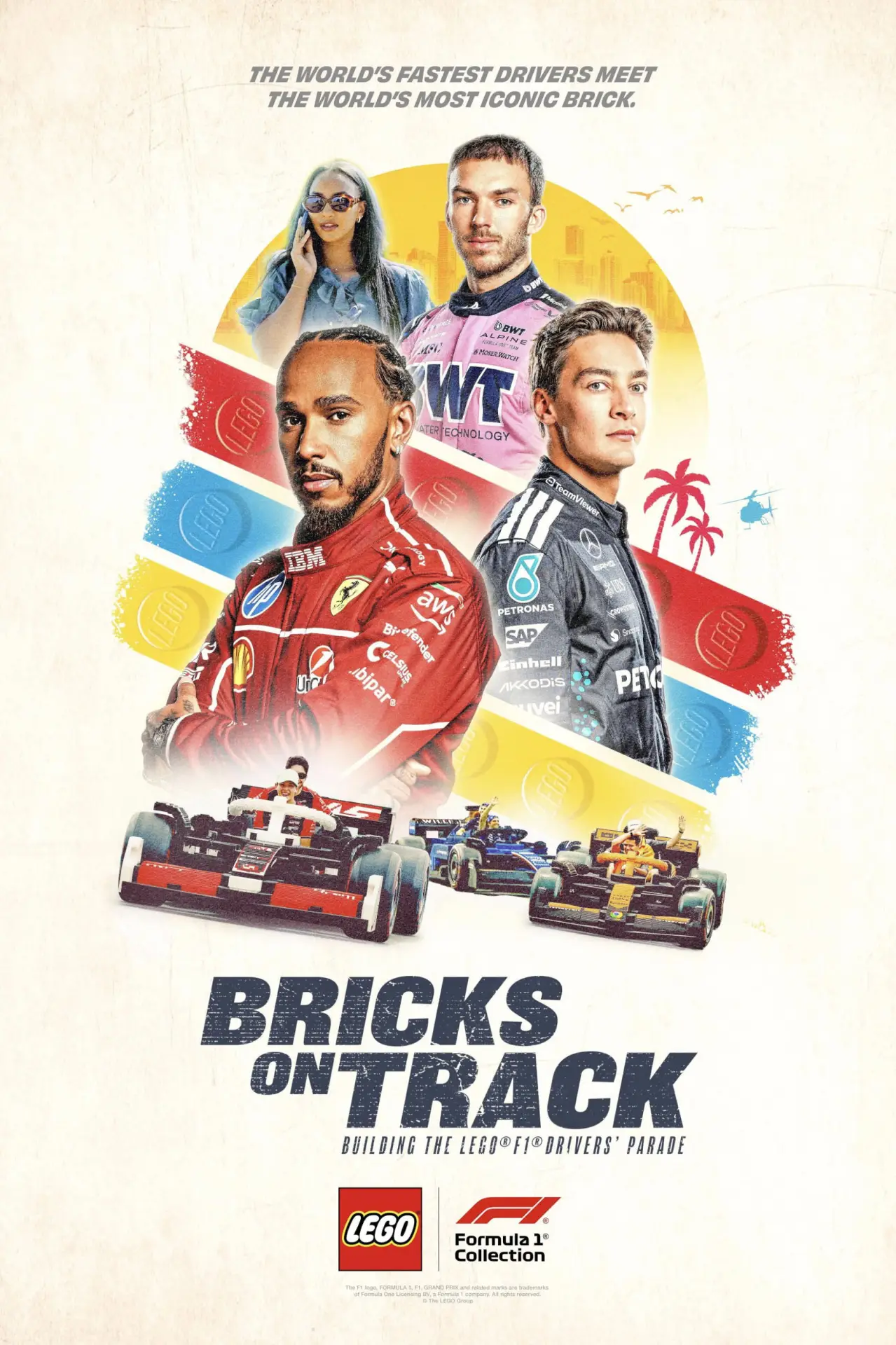 Movie poster "Bricks on Track: Building the LEGO F1 Drivers