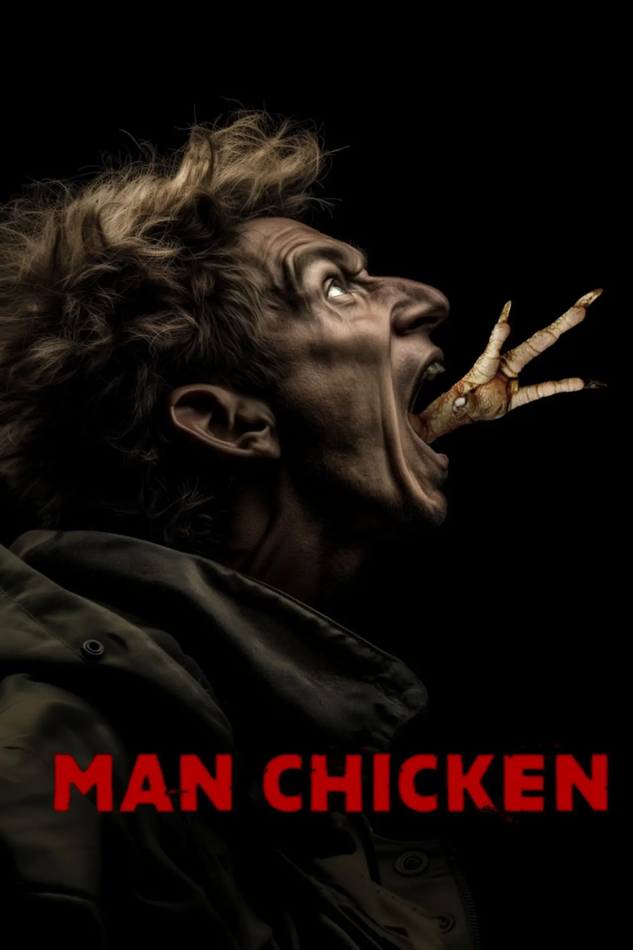 Movie poster "Man Chicken"