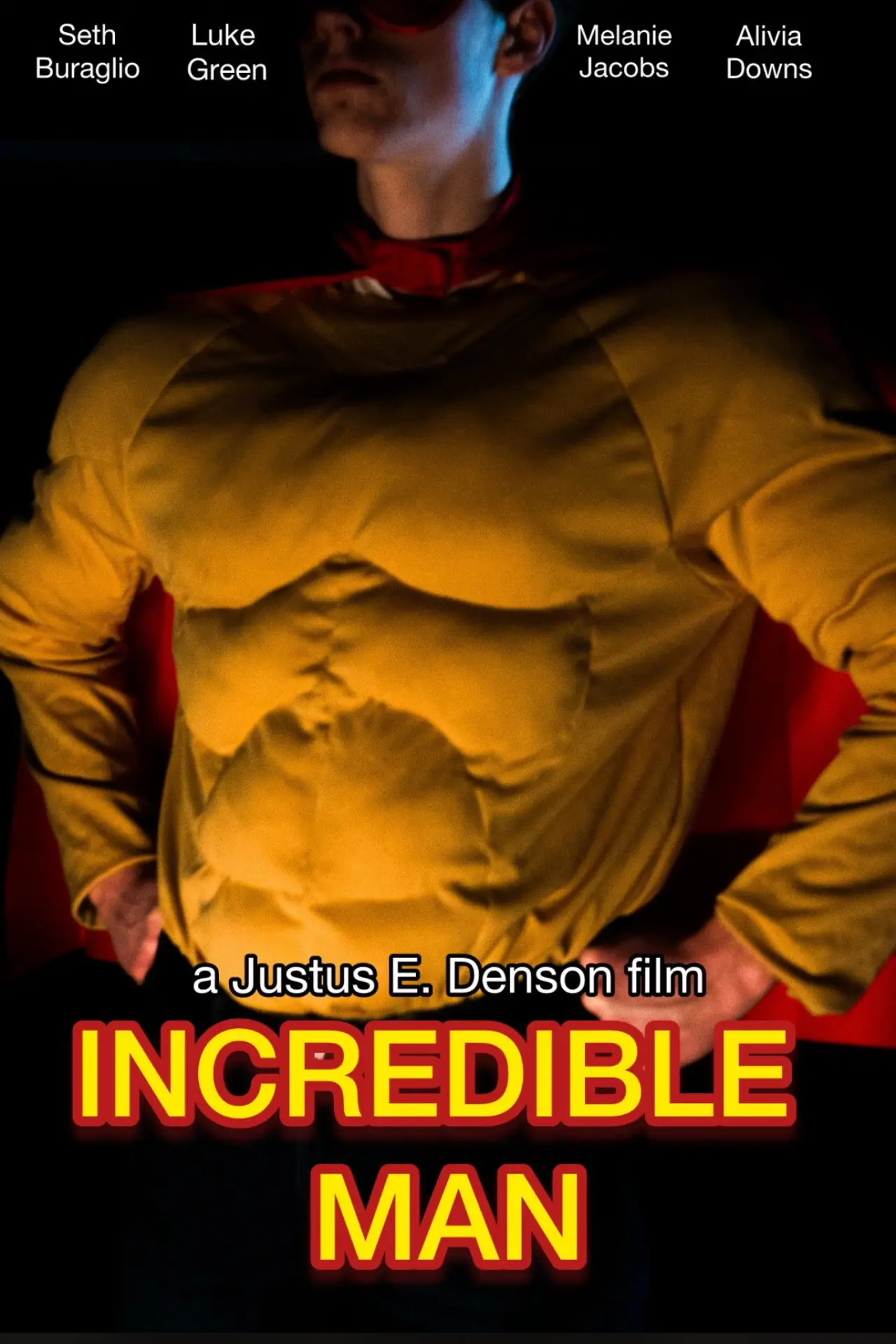Movie poster "INCREDIBLE MAN"