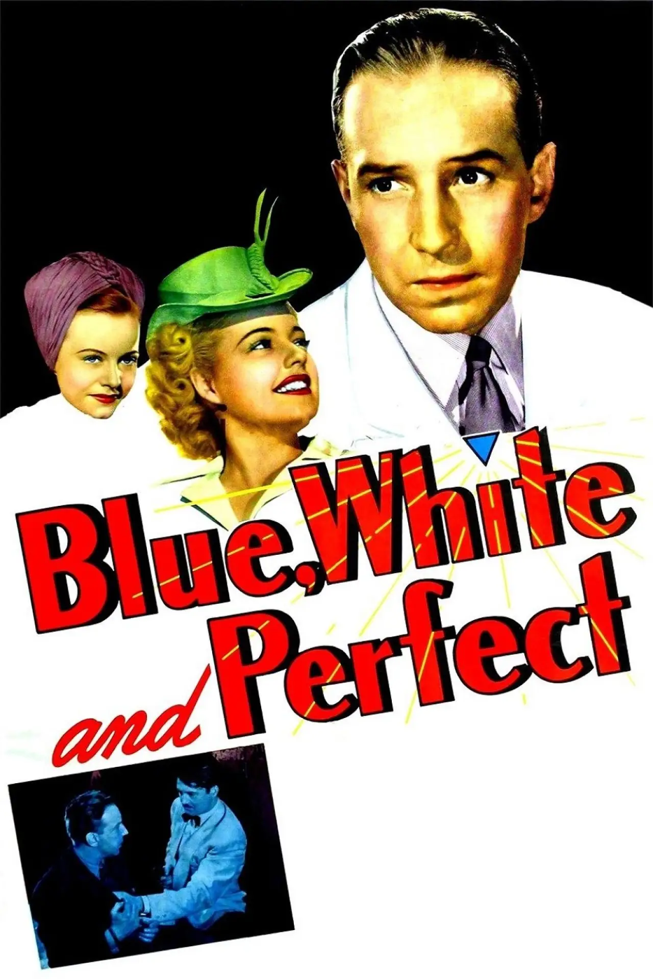 Movie poster "Blue, White and Perfect"