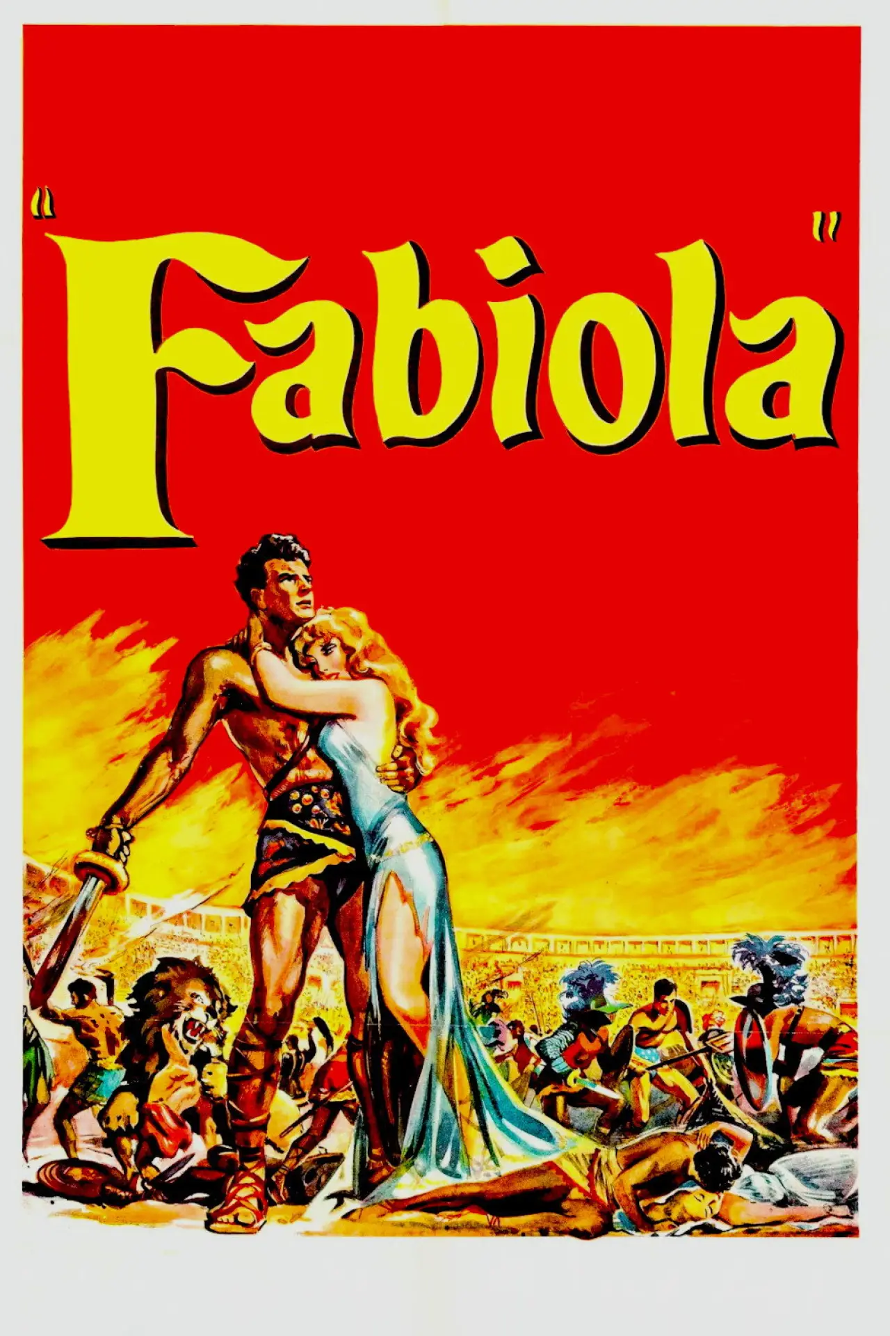Movie poster "Fabiola"