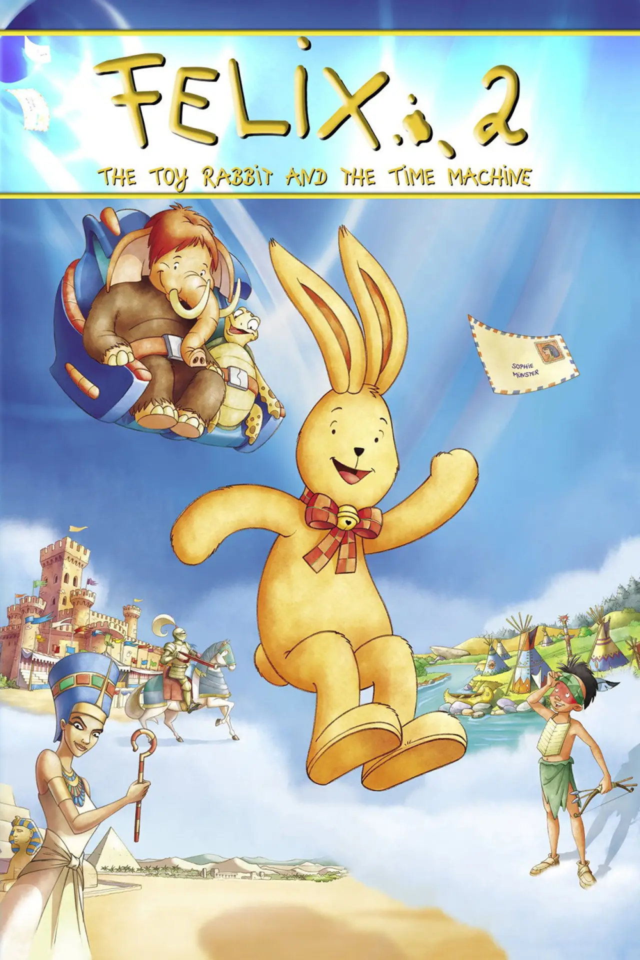 Movie poster "Felix: The Toy Rabbit and the Time Machine"