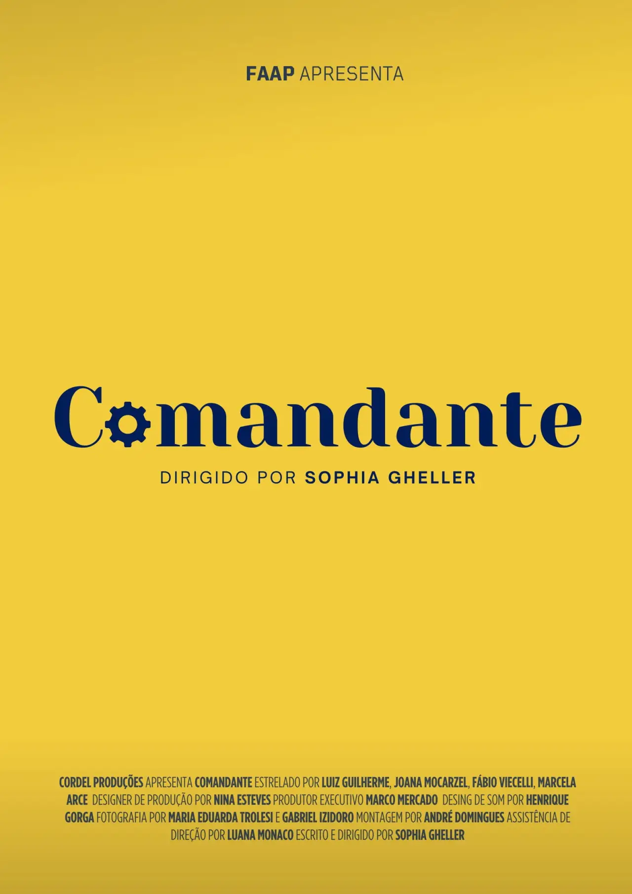 Movie poster "Comandante"