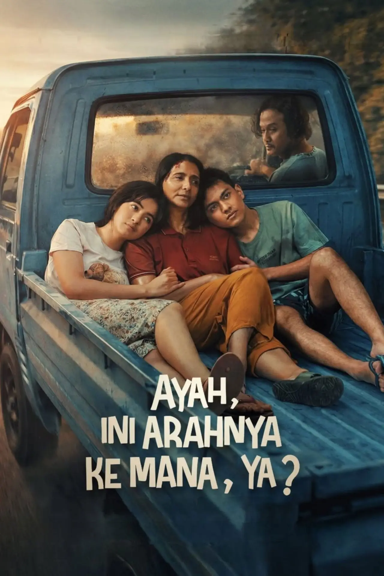 Movie poster "Ayah, Ini Arahnya Ke Mana, Ya?"