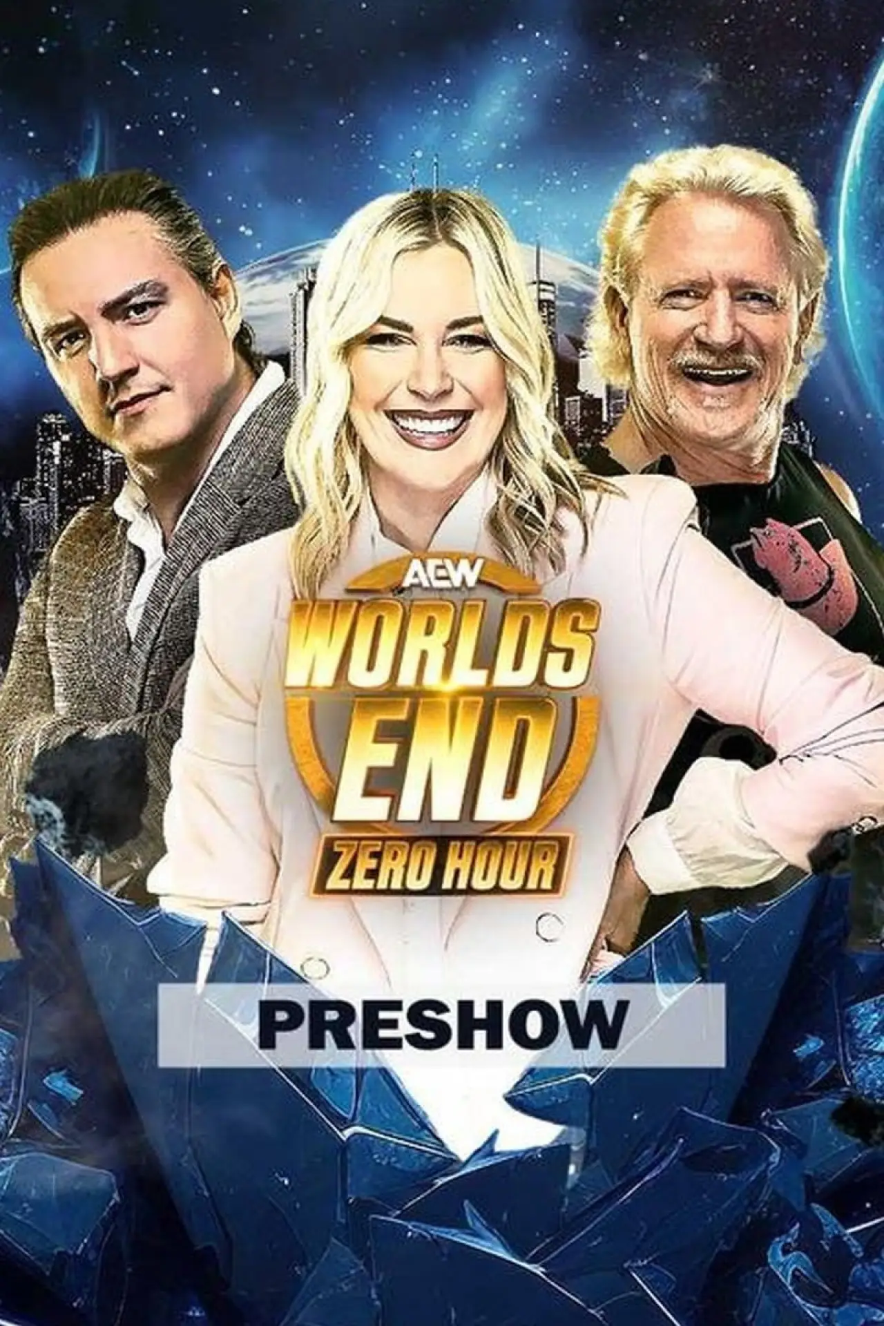 Movie poster "AEW Worlds End 2025: Zero Hour"