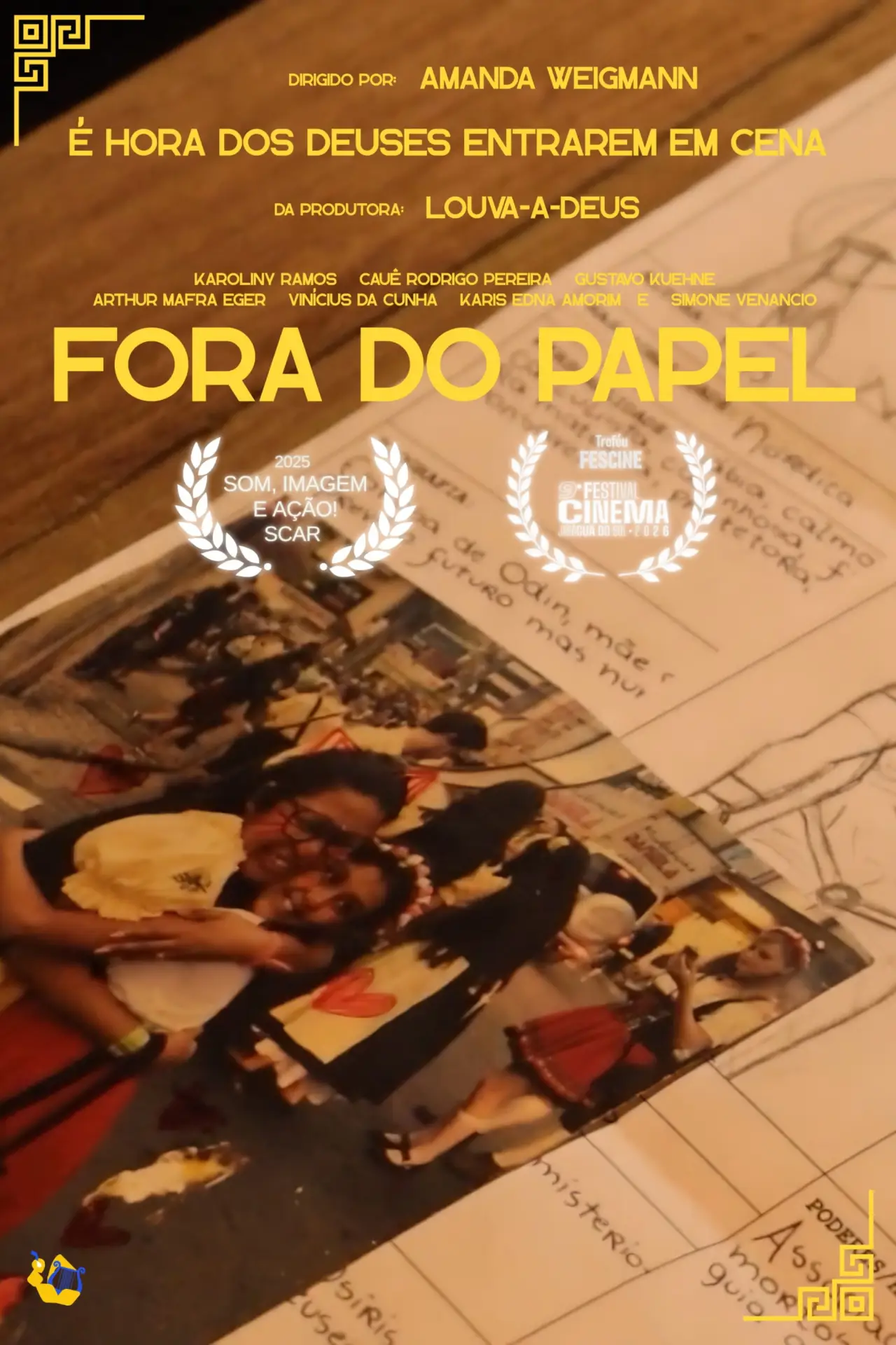 Movie poster "Fora do Papel"