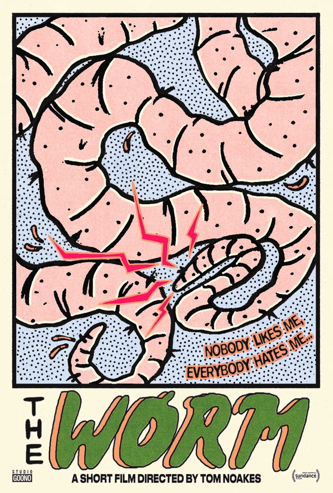 Movie poster "The Worm"