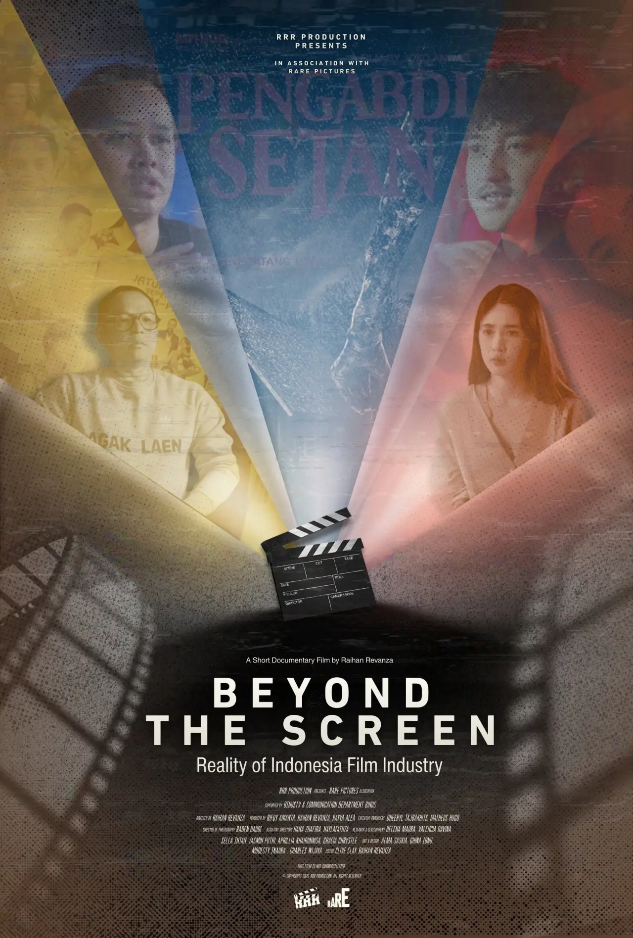 Movie poster "Beyond the Screen : Reality of Indonesia Film Industry"