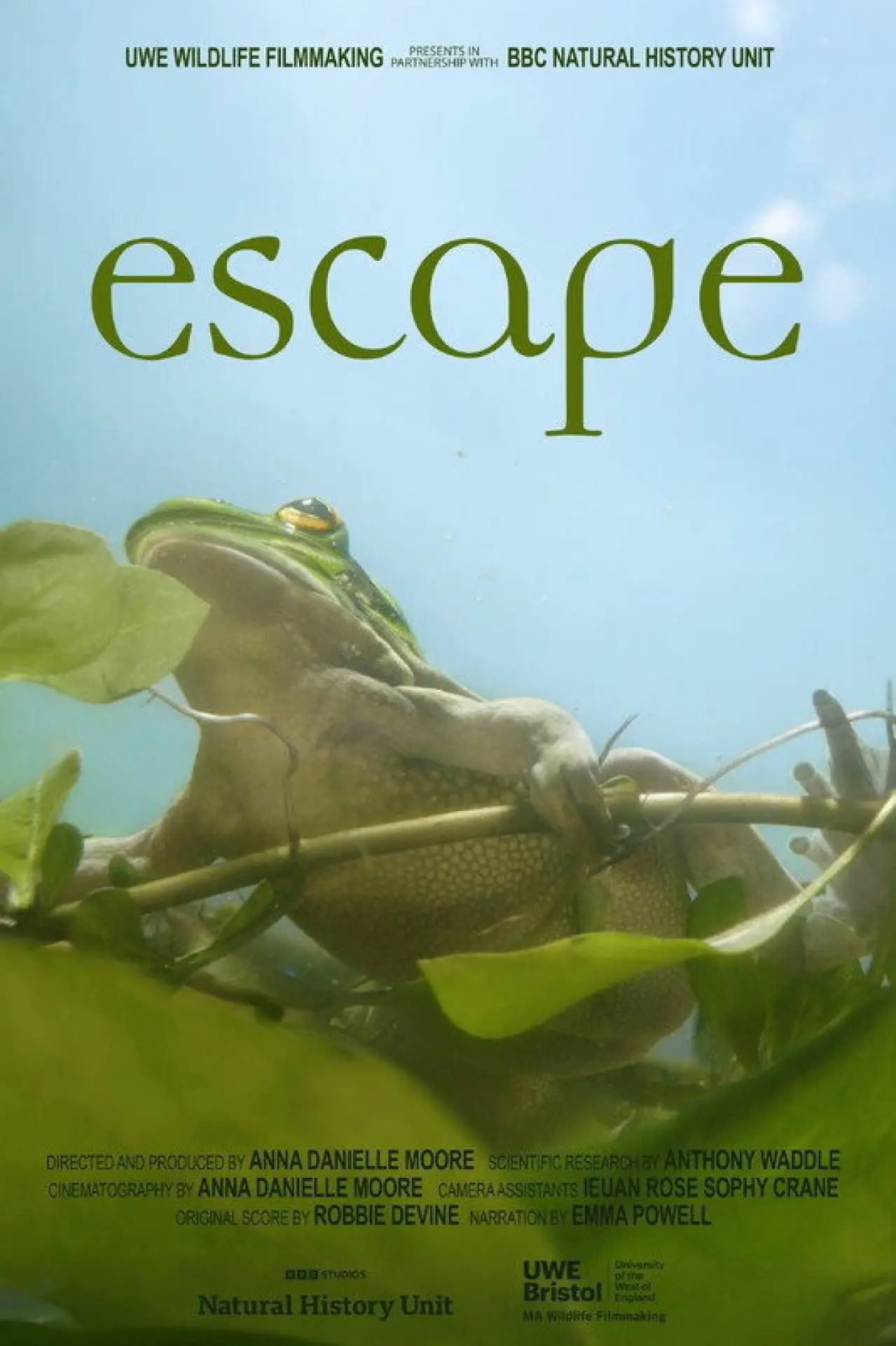 Movie poster "Escape"