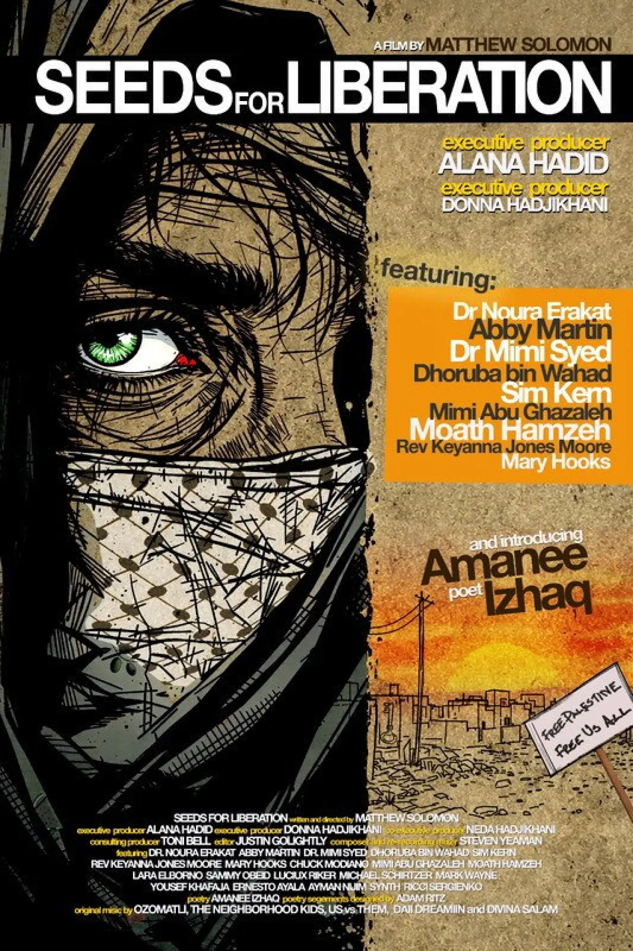 Movie poster "Seeds for Liberation"