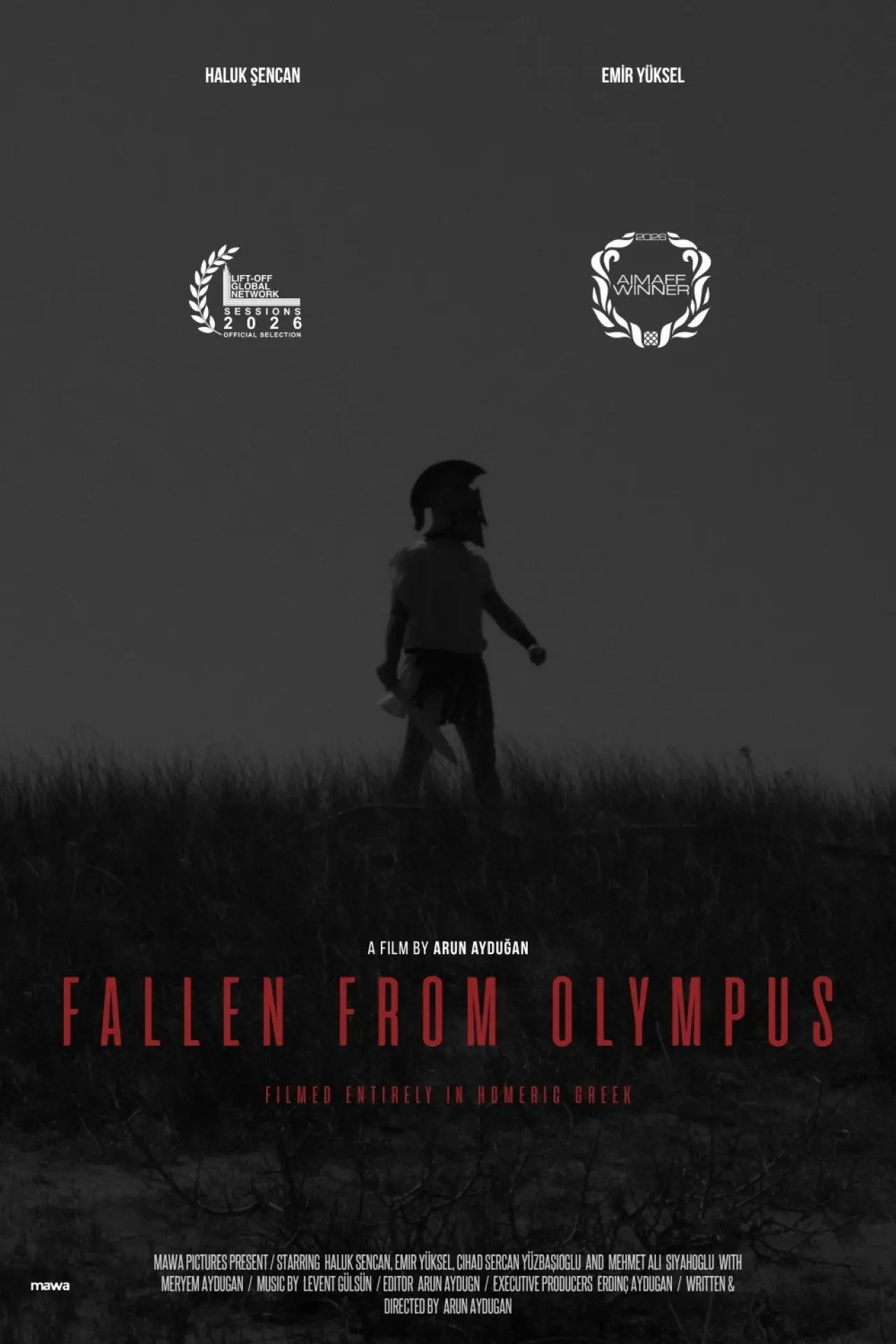 Movie poster "Fallen From Olympus"