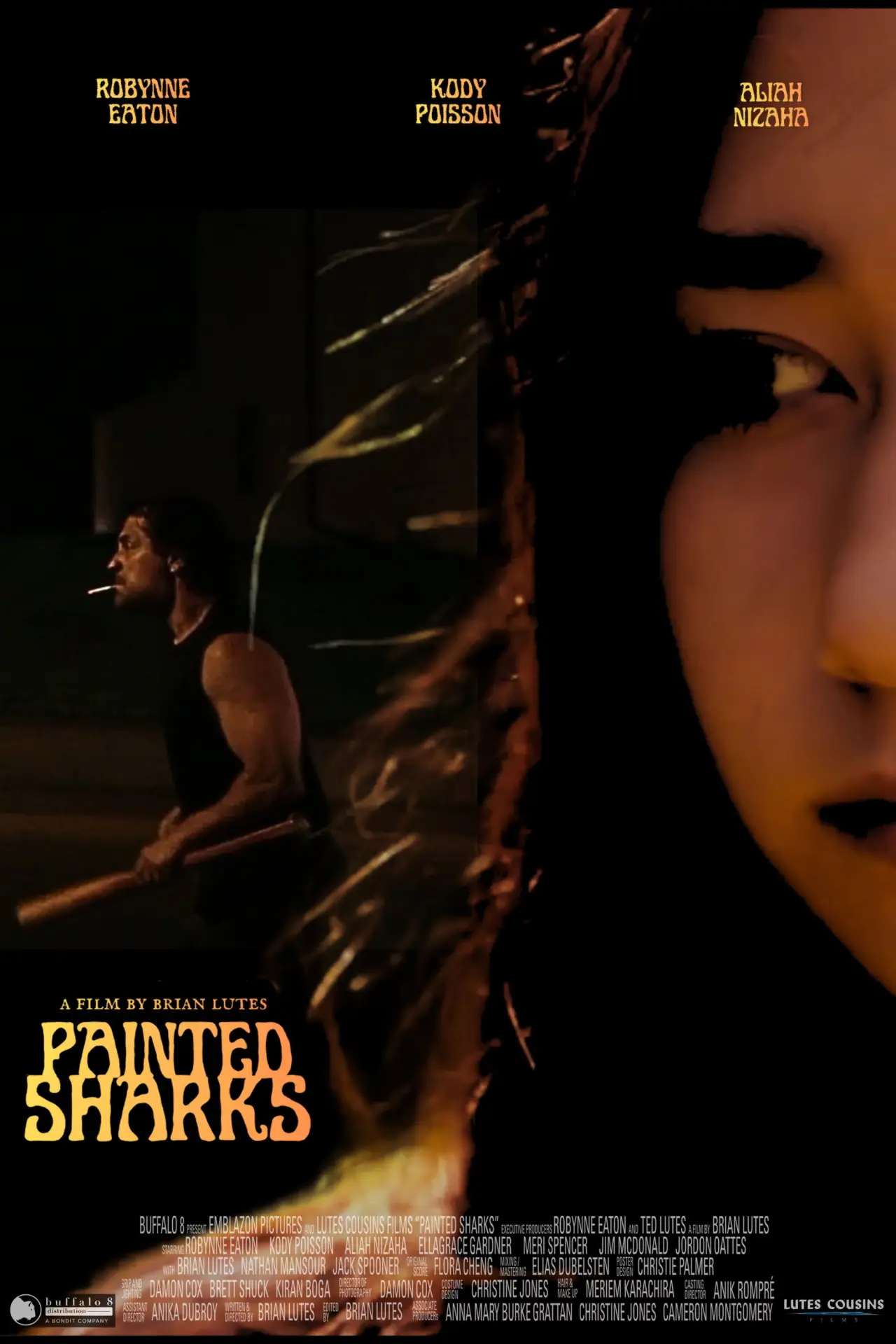 Movie poster "Painted Sharks"