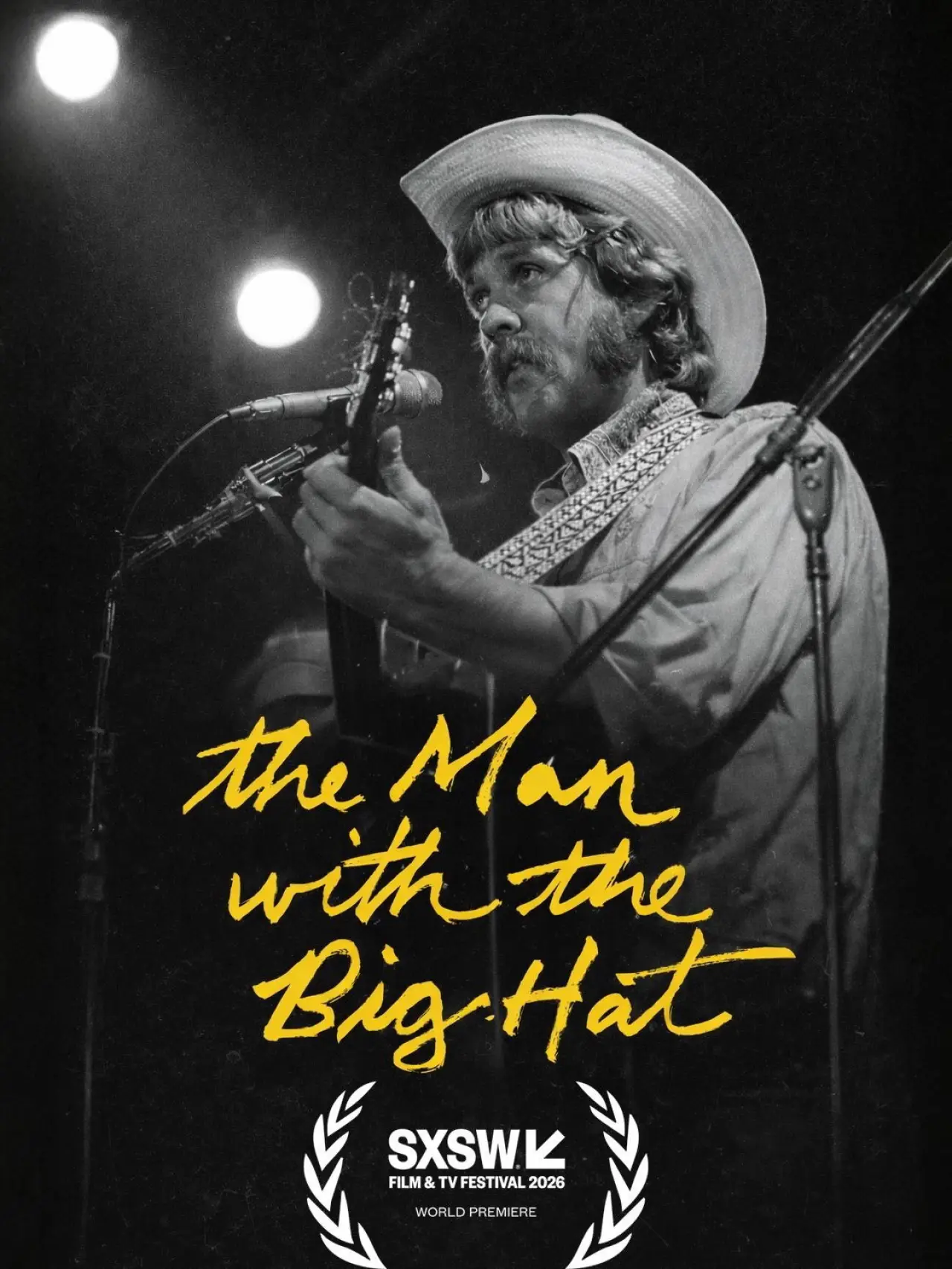 Movie poster "The Man with the Big Hat"