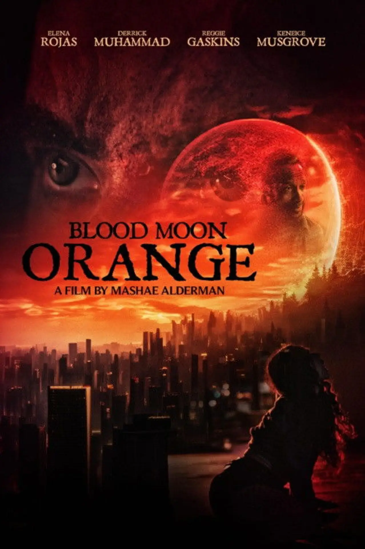 Movie poster "Blood Moon Orange"