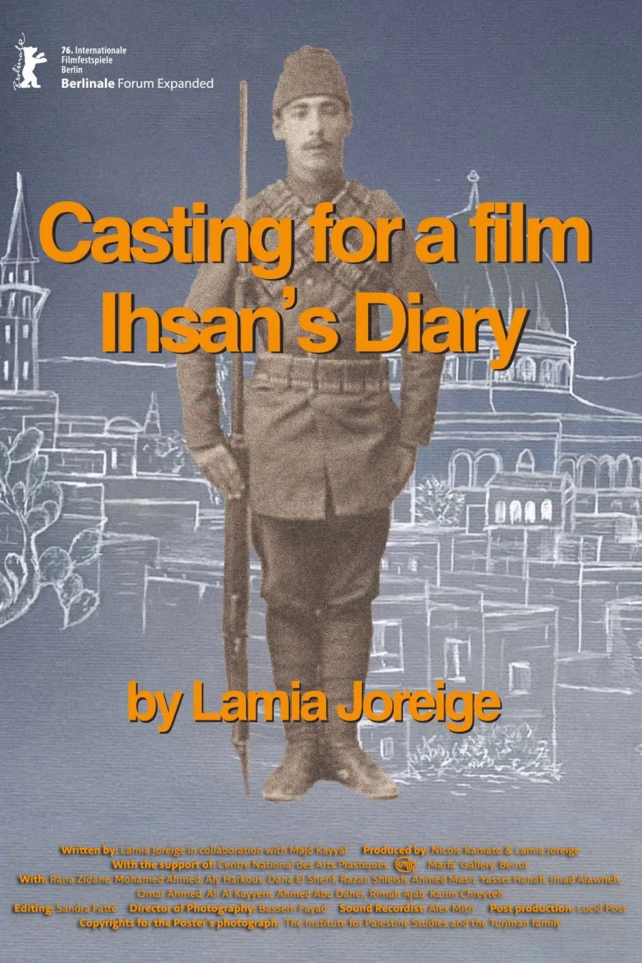 Movie poster "Casting for a Film, Ihsan