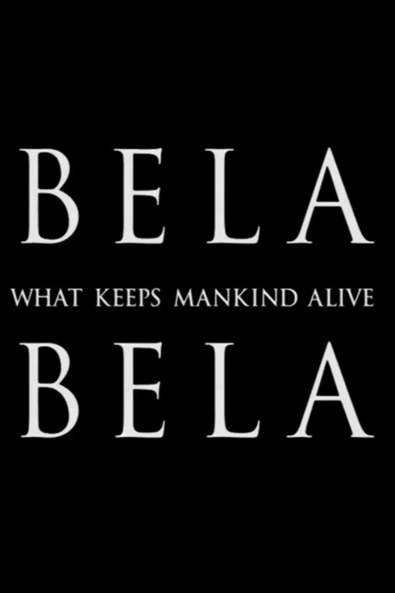 Movie poster "Bela Bela"