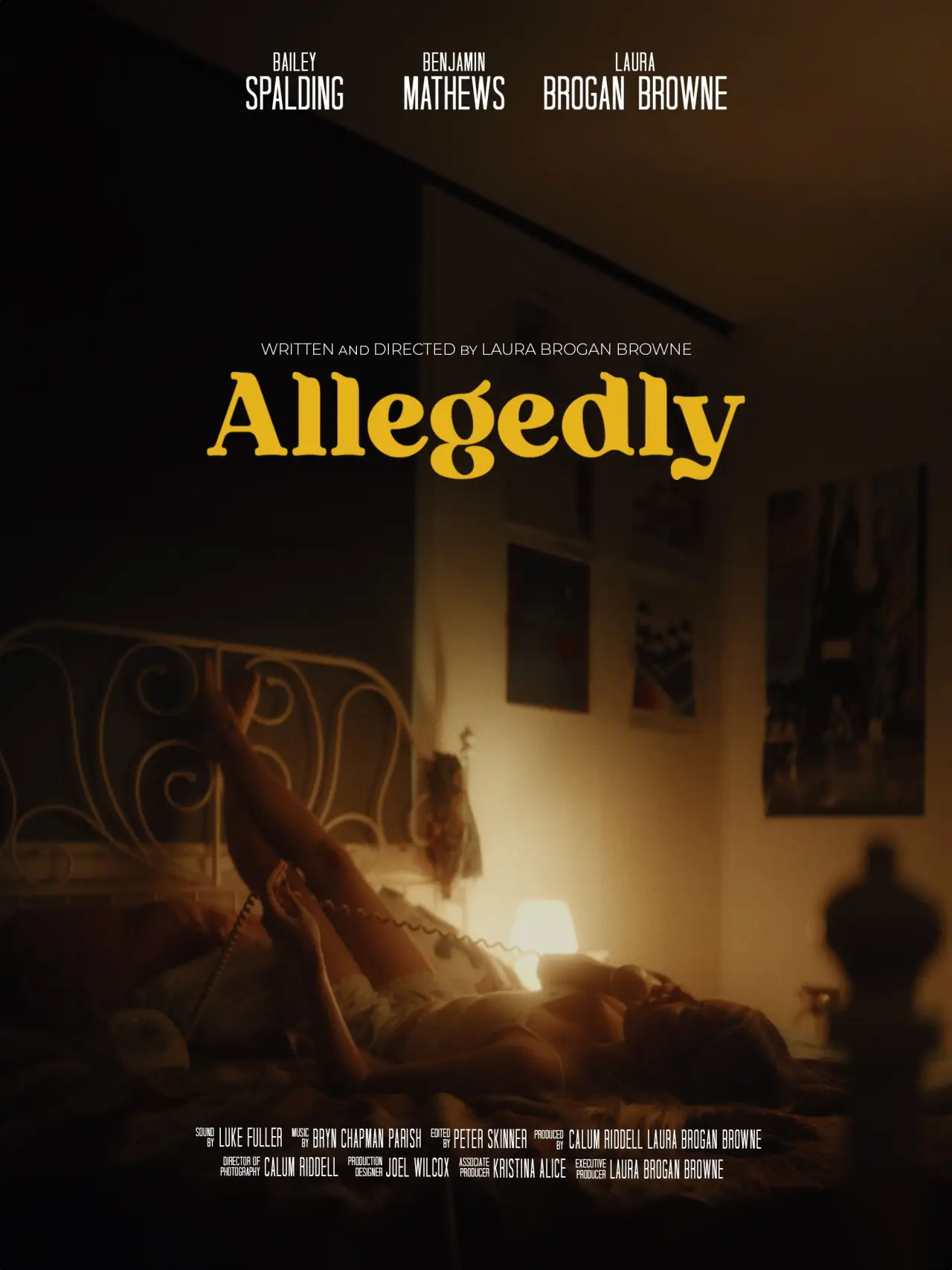 Movie poster "Allegedly"